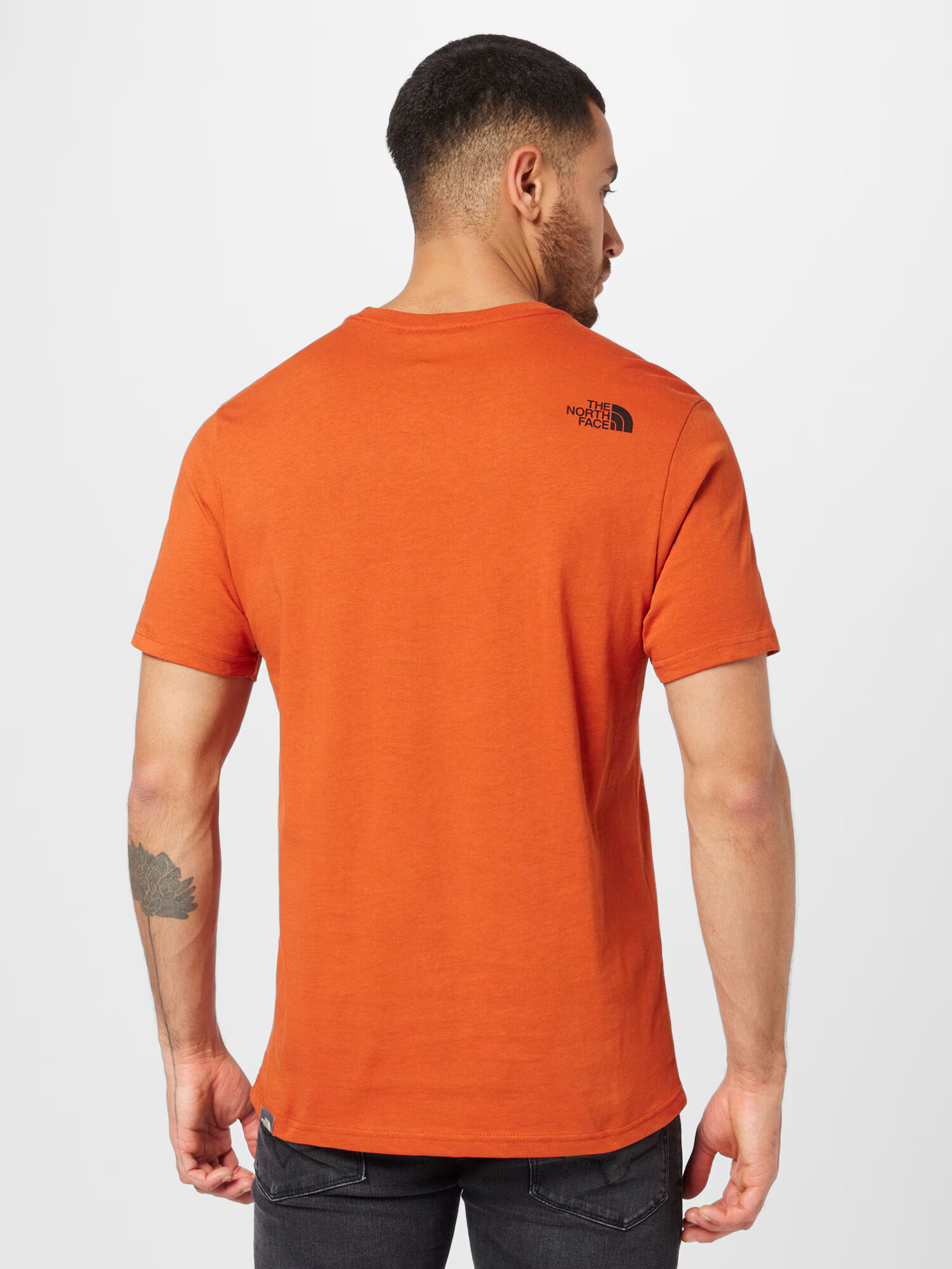 THE NORTH FACE Tricou 'MOUNTAIN' bronz / galben neon / negru / alb - Pled.ro