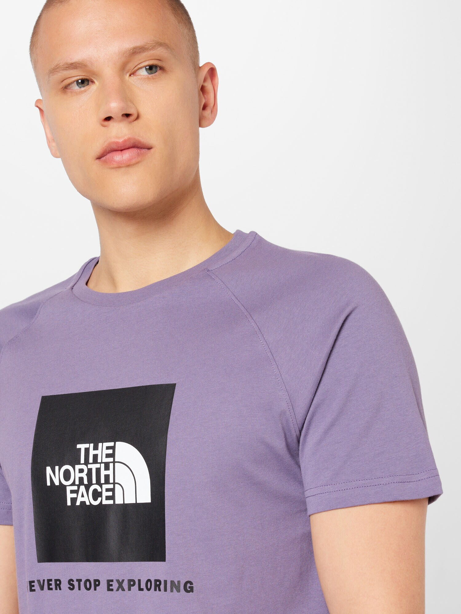 THE NORTH FACE Tricou mov deschis / negru / alb - Pled.ro