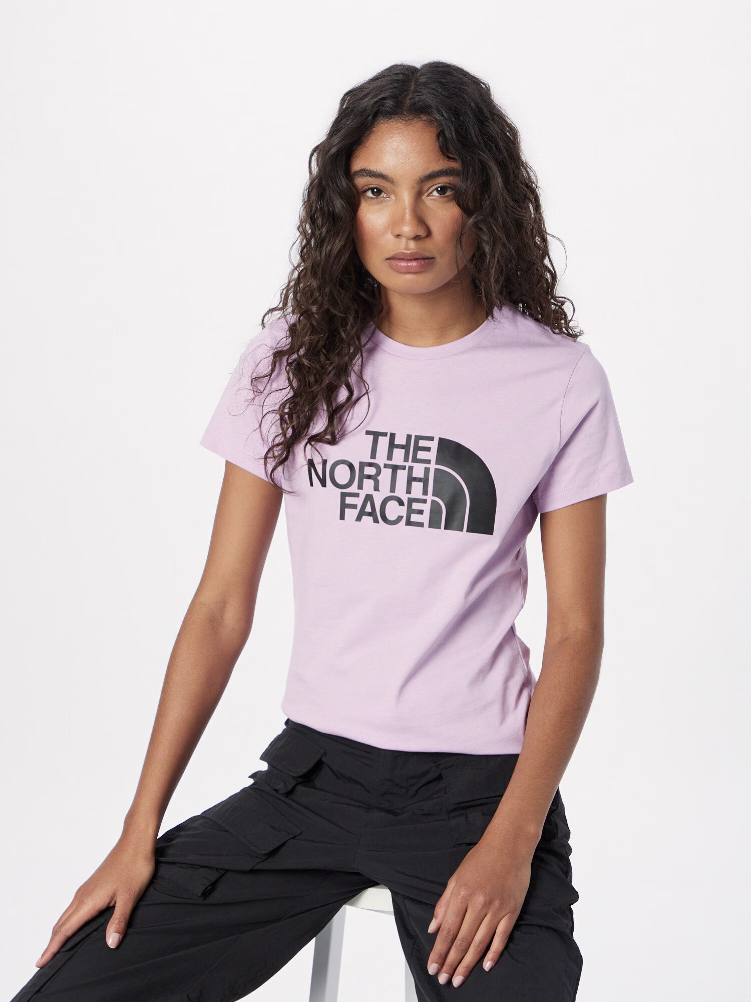 THE NORTH FACE Tricou mov orhidee / negru - Pled.ro