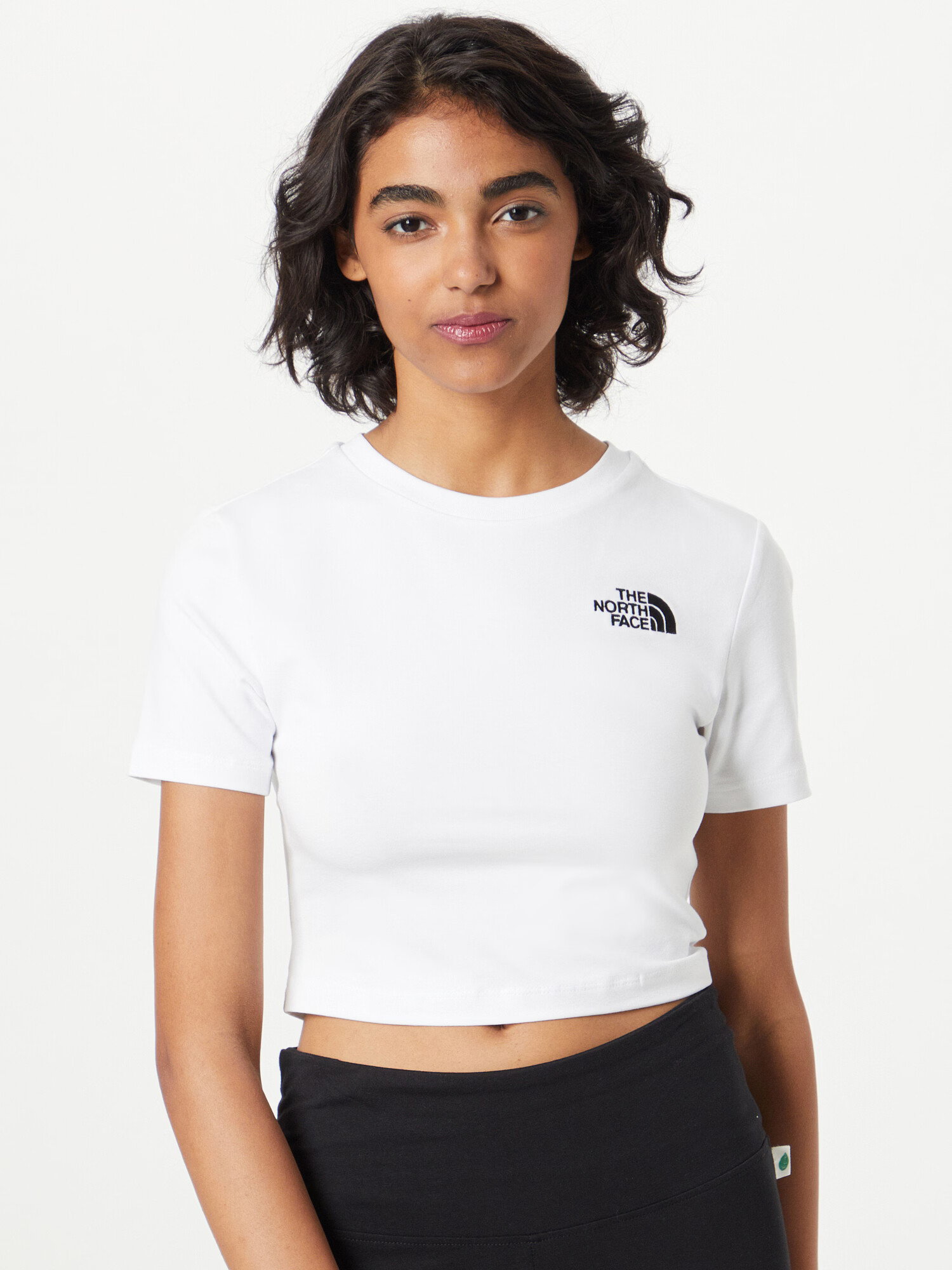 THE NORTH FACE Tricou negru / alb - Pled.ro