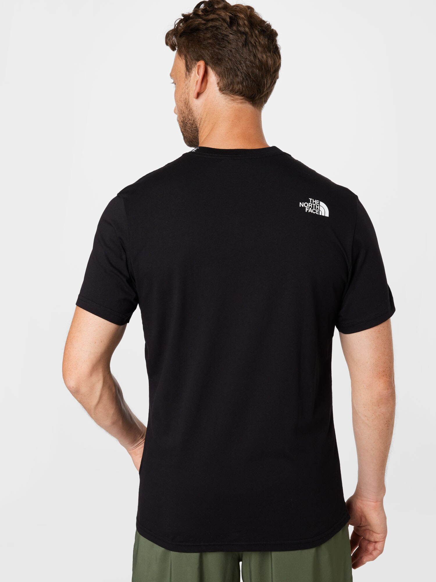 THE NORTH FACE Tricou negru / alb - Pled.ro