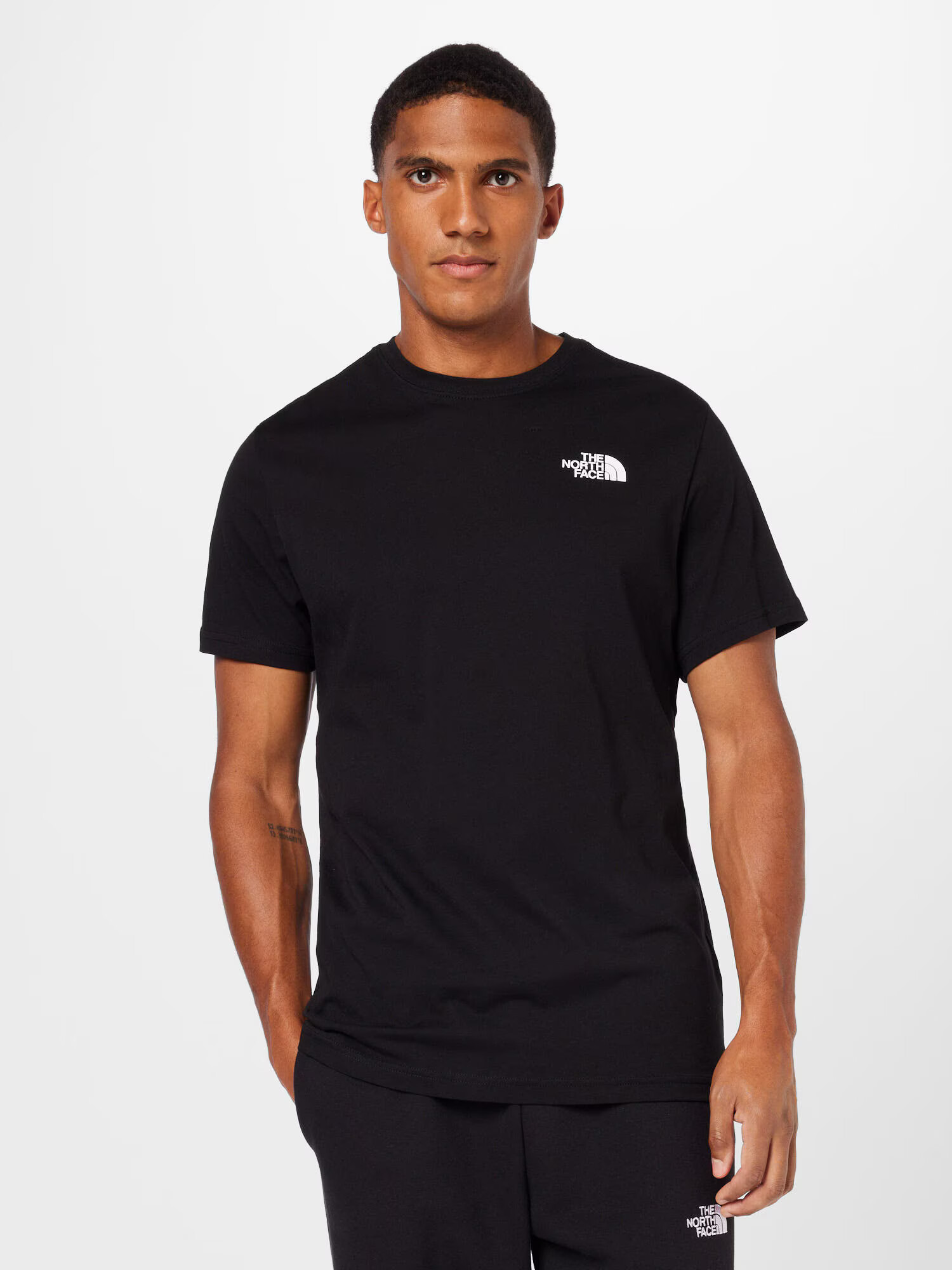 THE NORTH FACE Tricou negru / alb - Pled.ro