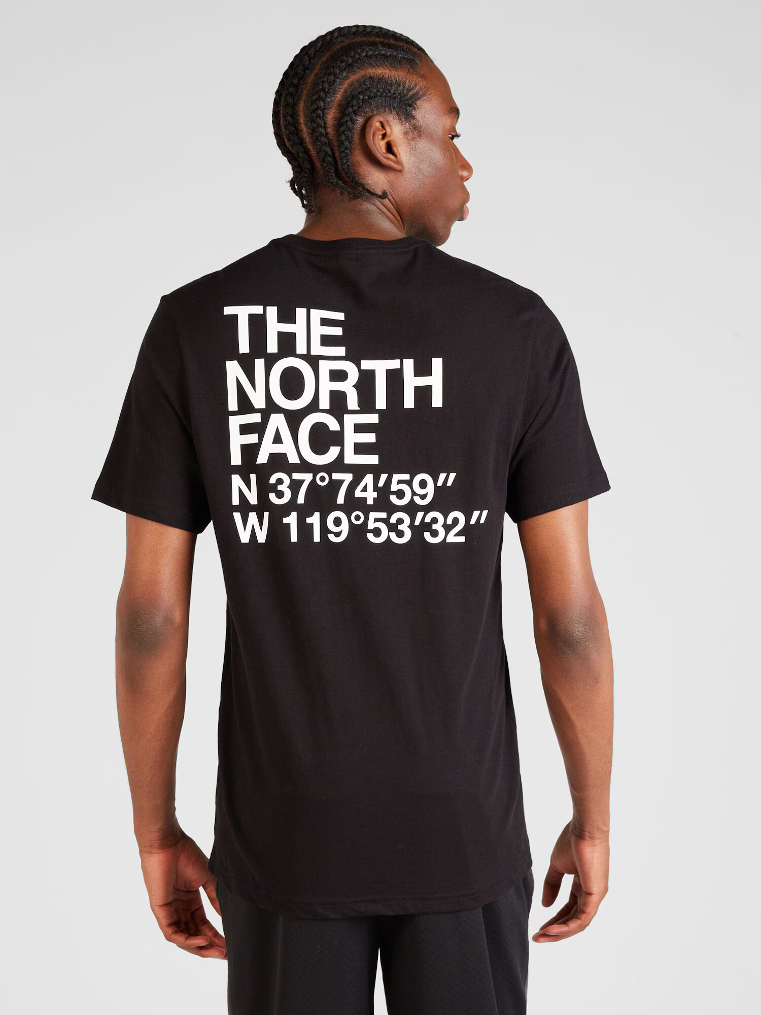 THE NORTH FACE Tricou negru / alb - Pled.ro