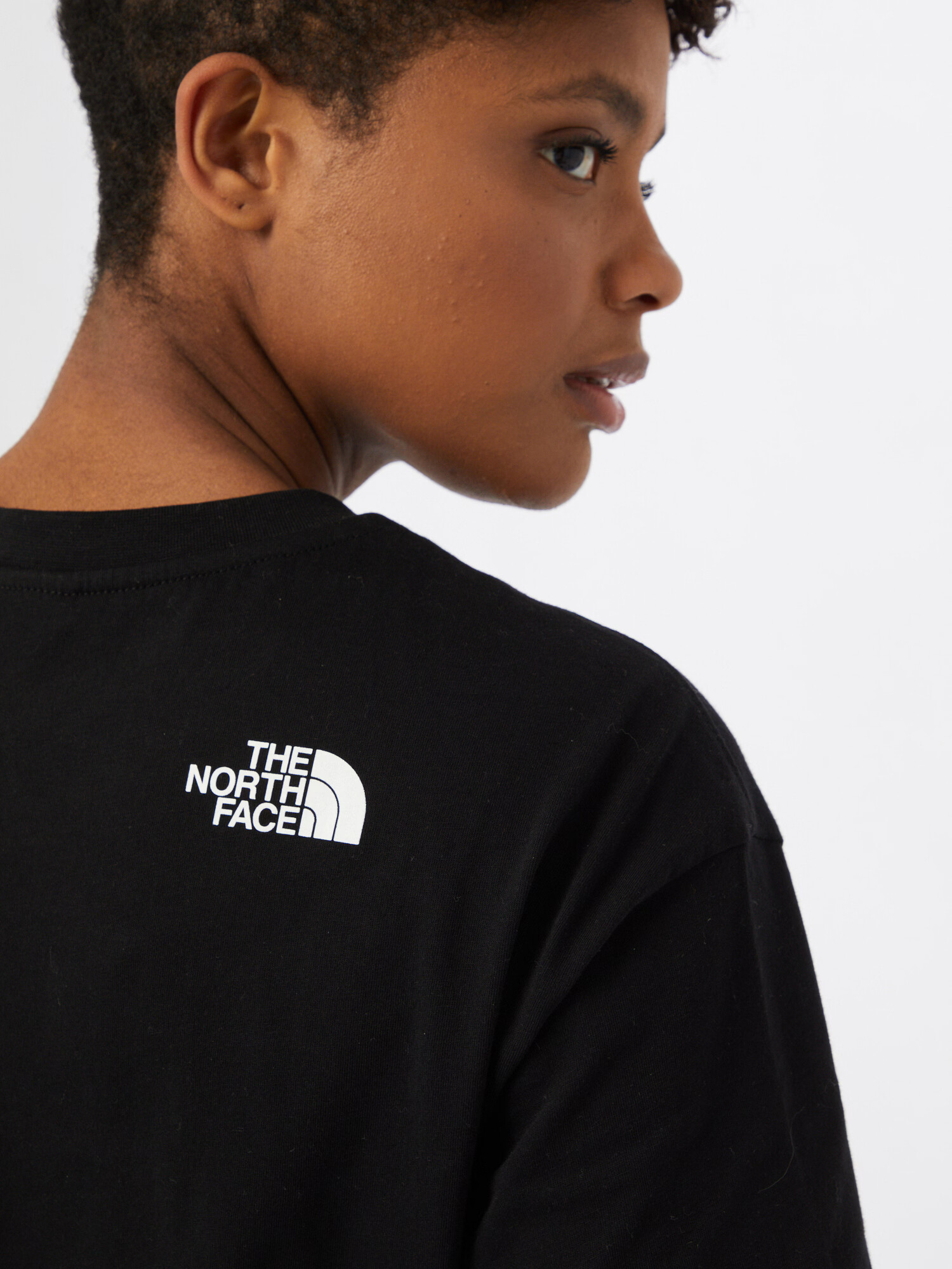 THE NORTH FACE Tricou negru / alb - Pled.ro