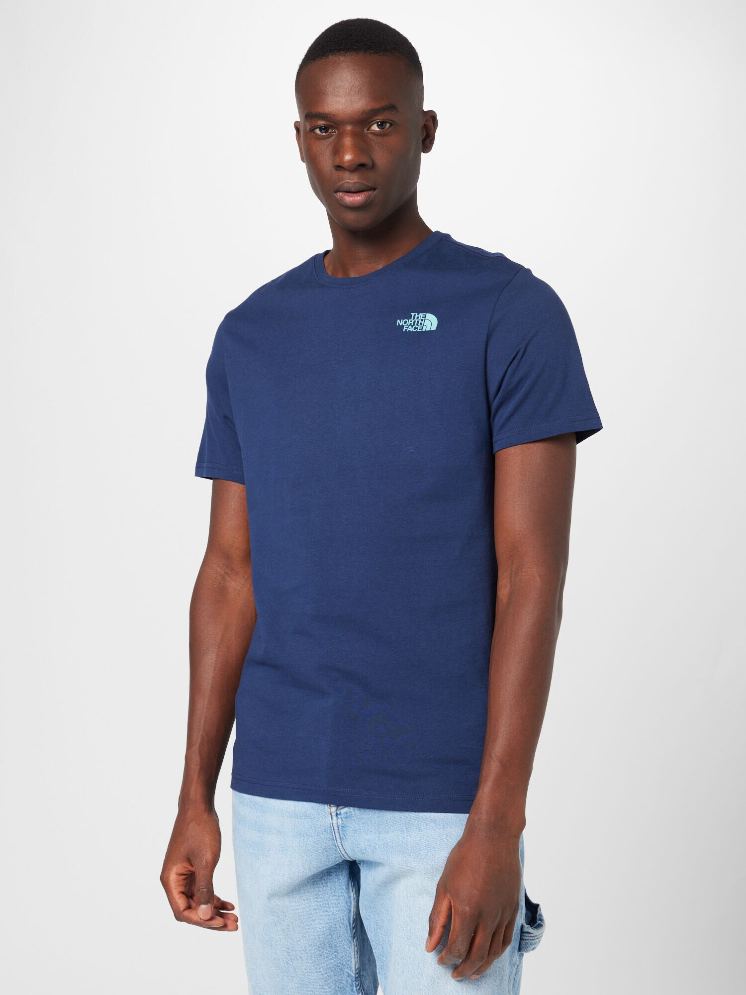 THE NORTH FACE Tricou 'REDBOX CELEBRATION' bleumarin / albastru deschis - Pled.ro