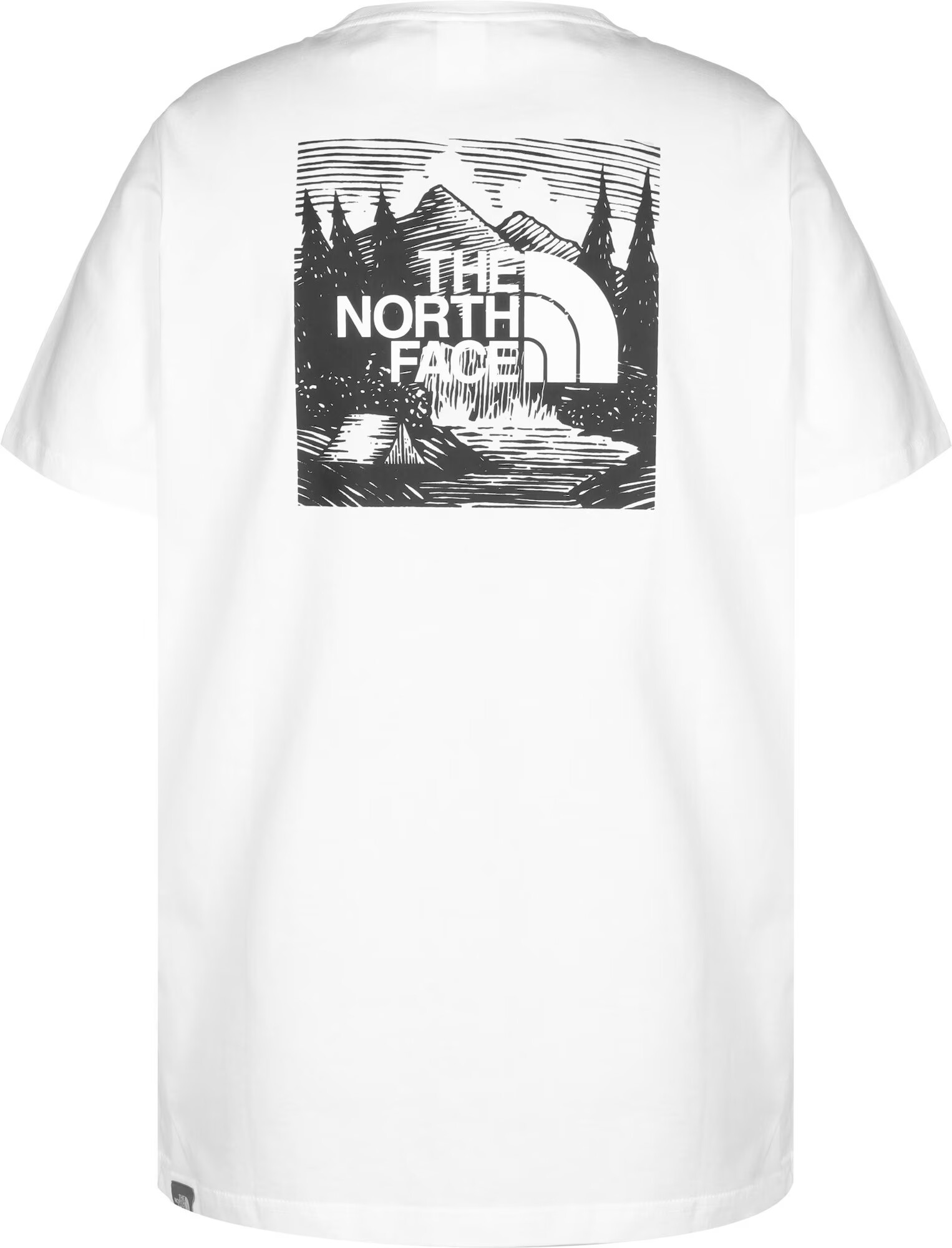 THE NORTH FACE Tricou 'Redbox Celebration' negru / alb - Pled.ro