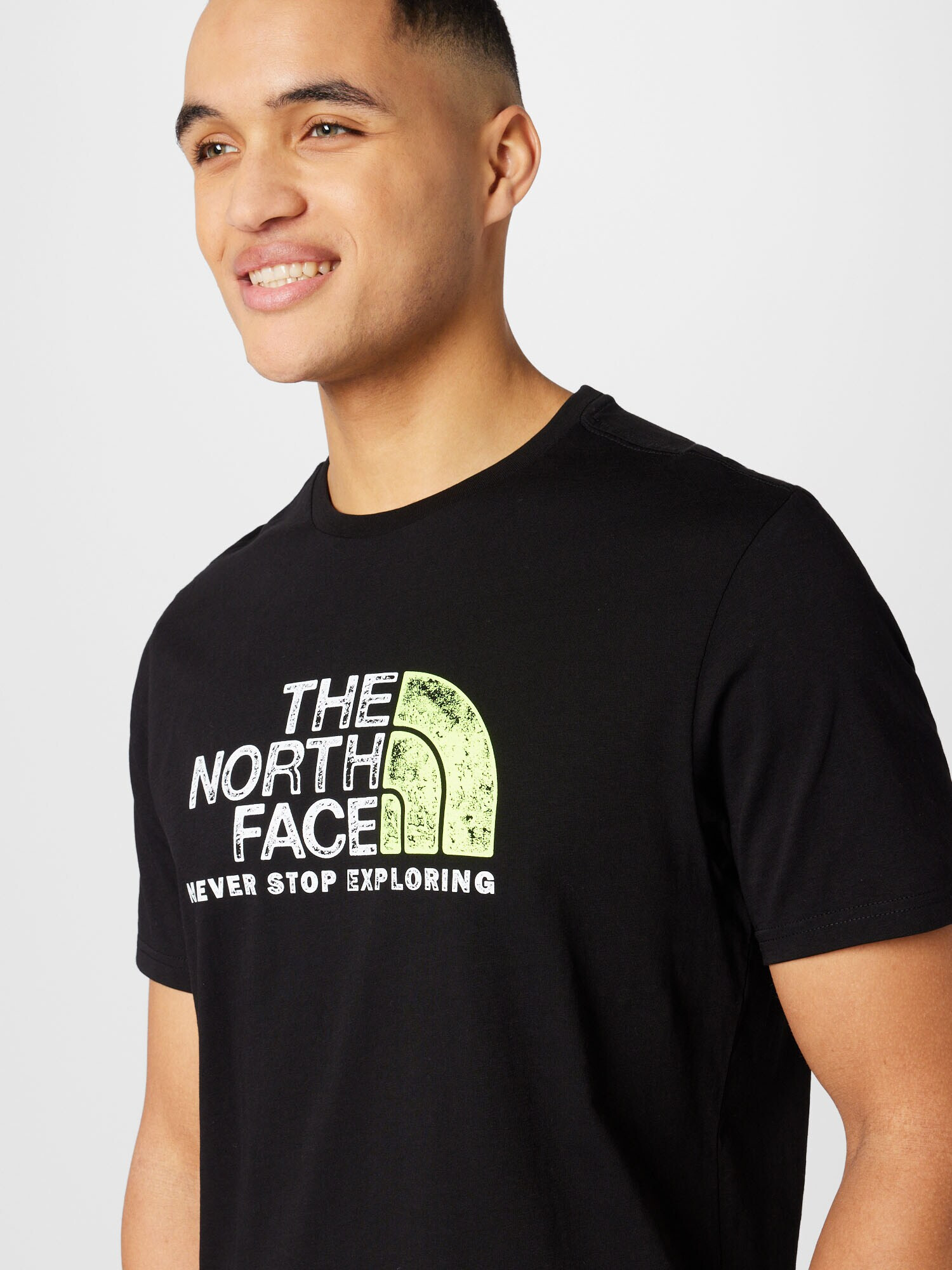 THE NORTH FACE Tricou 'Rust 2' verde deschis / negru / alb - Pled.ro