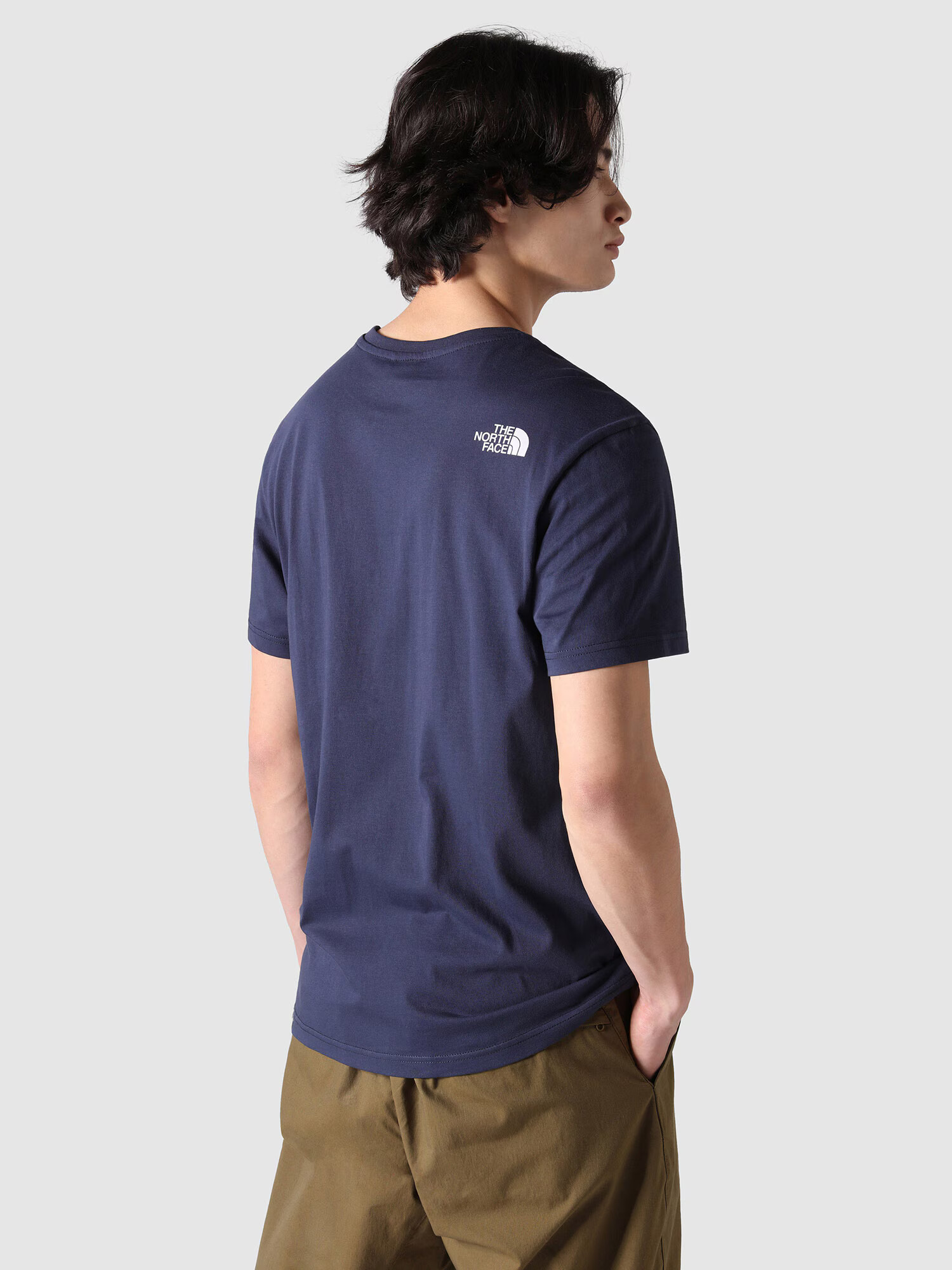 THE NORTH FACE Tricou 'Simple Dome' bleumarin / alb - Pled.ro