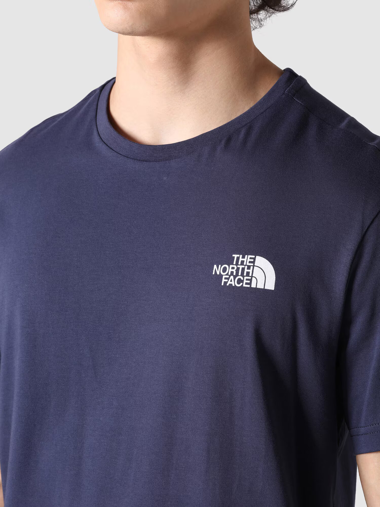 THE NORTH FACE Tricou 'Simple Dome' bleumarin / alb - Pled.ro