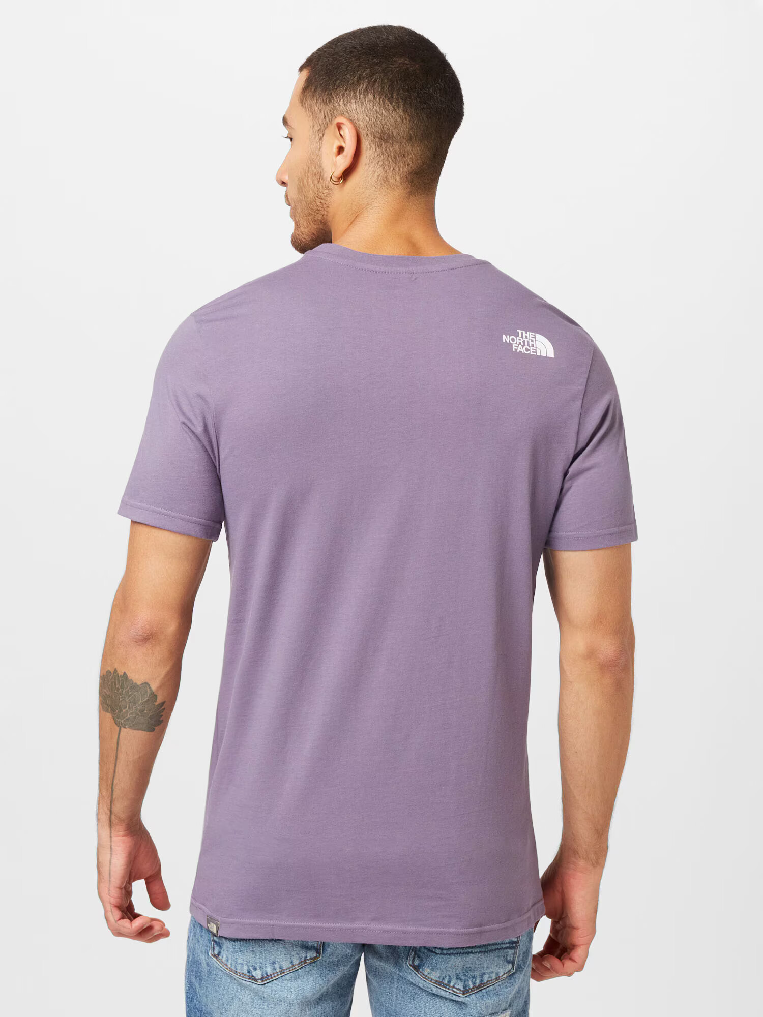 THE NORTH FACE Tricou 'Simple Dome' lila / alb - Pled.ro