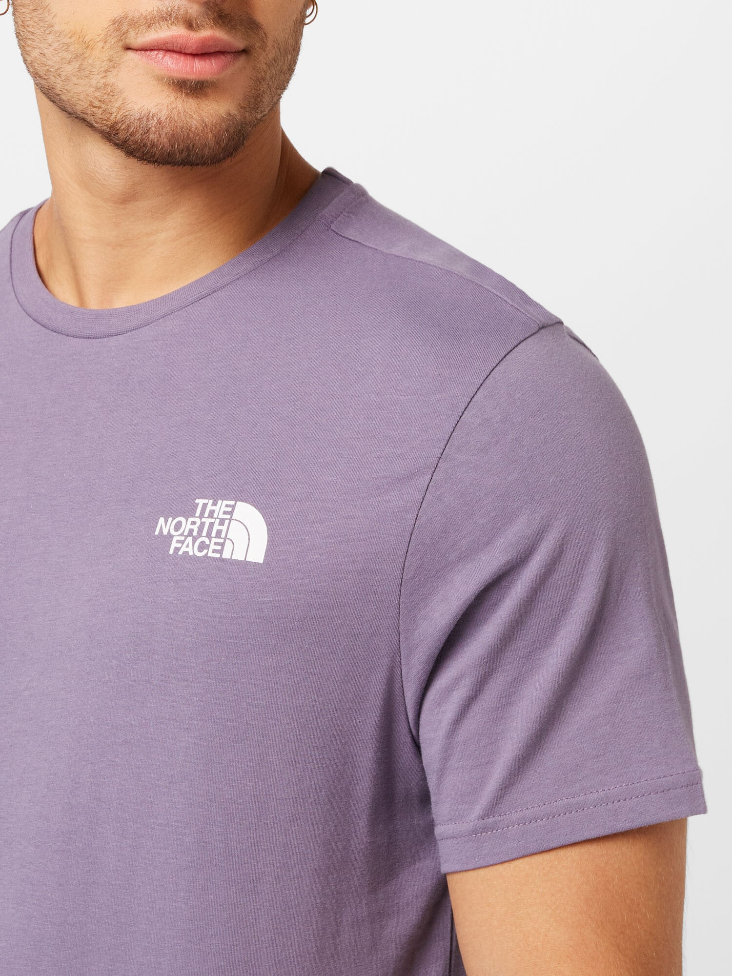 THE NORTH FACE Tricou 'Simple Dome' lila / alb - Pled.ro