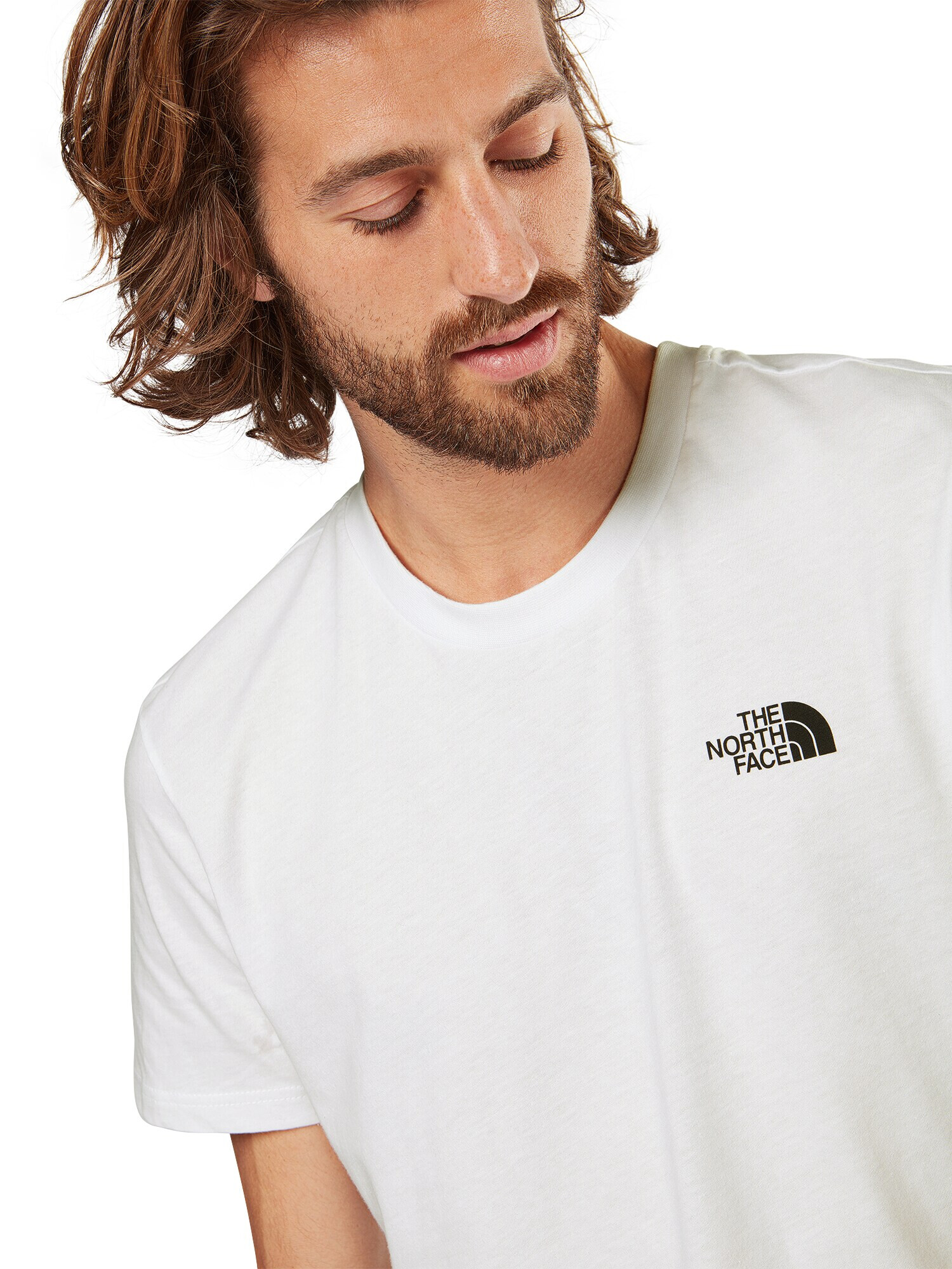 THE NORTH FACE Tricou 'Simple Dome' negru / alb - Pled.ro