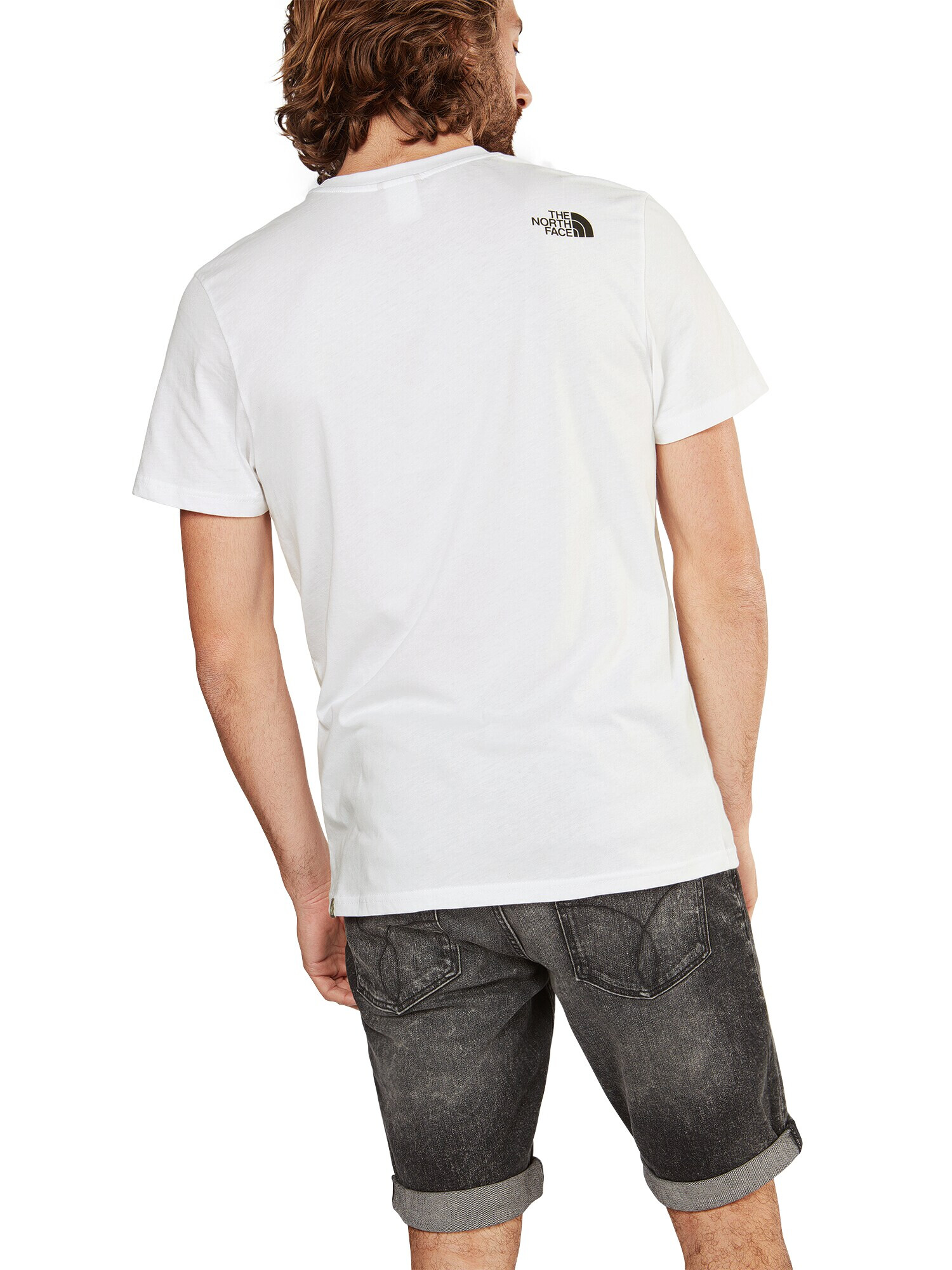 THE NORTH FACE Tricou 'Simple Dome' negru / alb - Pled.ro