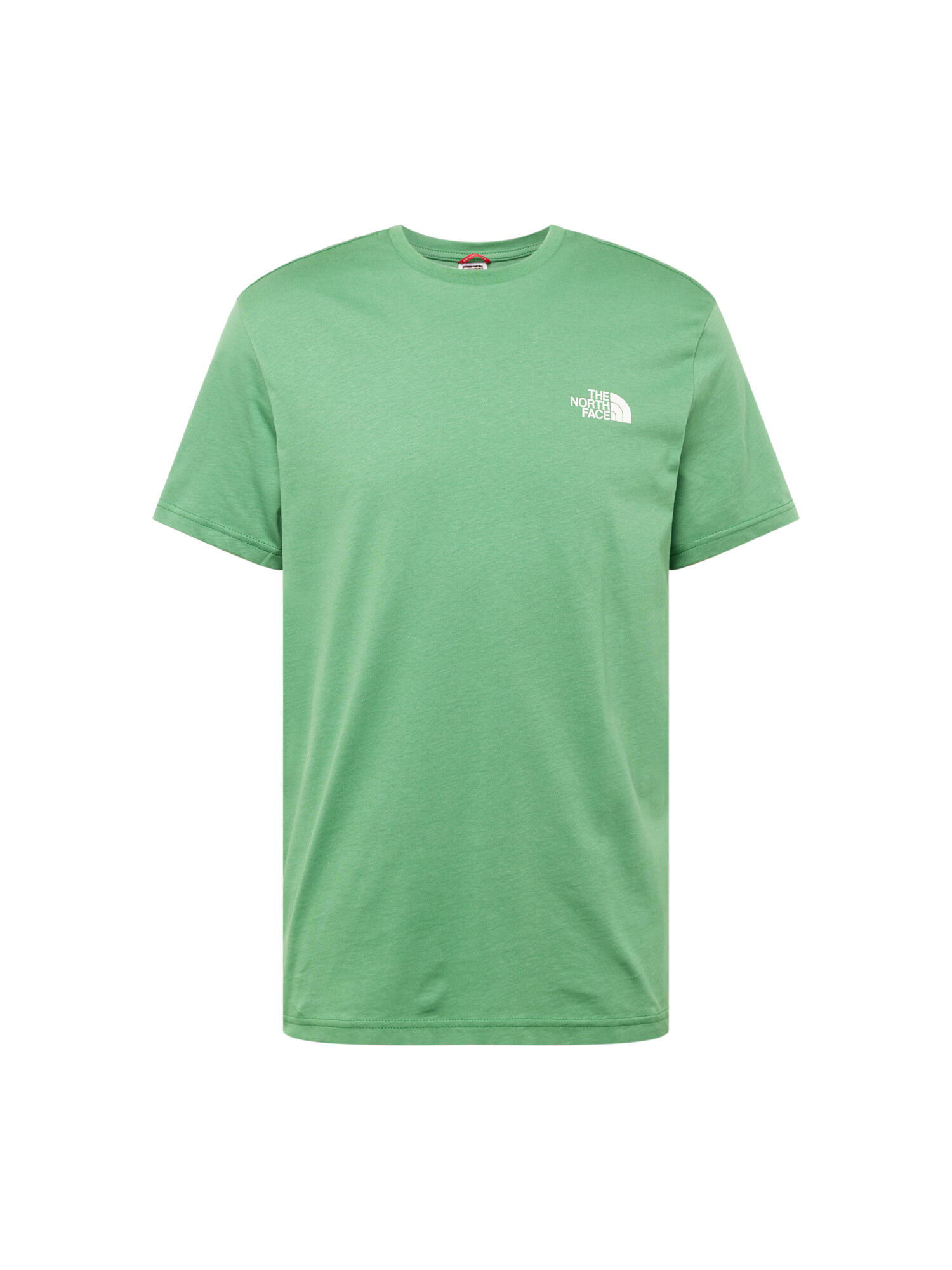 THE NORTH FACE Tricou 'Simple Dome' verde / alb - Pled.ro