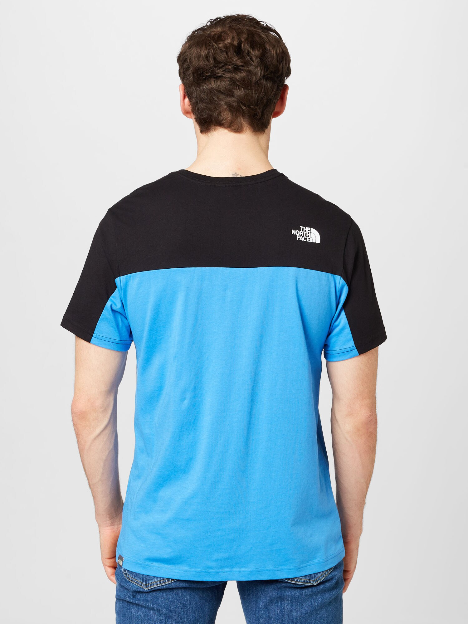 THE NORTH FACE Tricou turcoaz / albastru cobalt / alb - Pled.ro