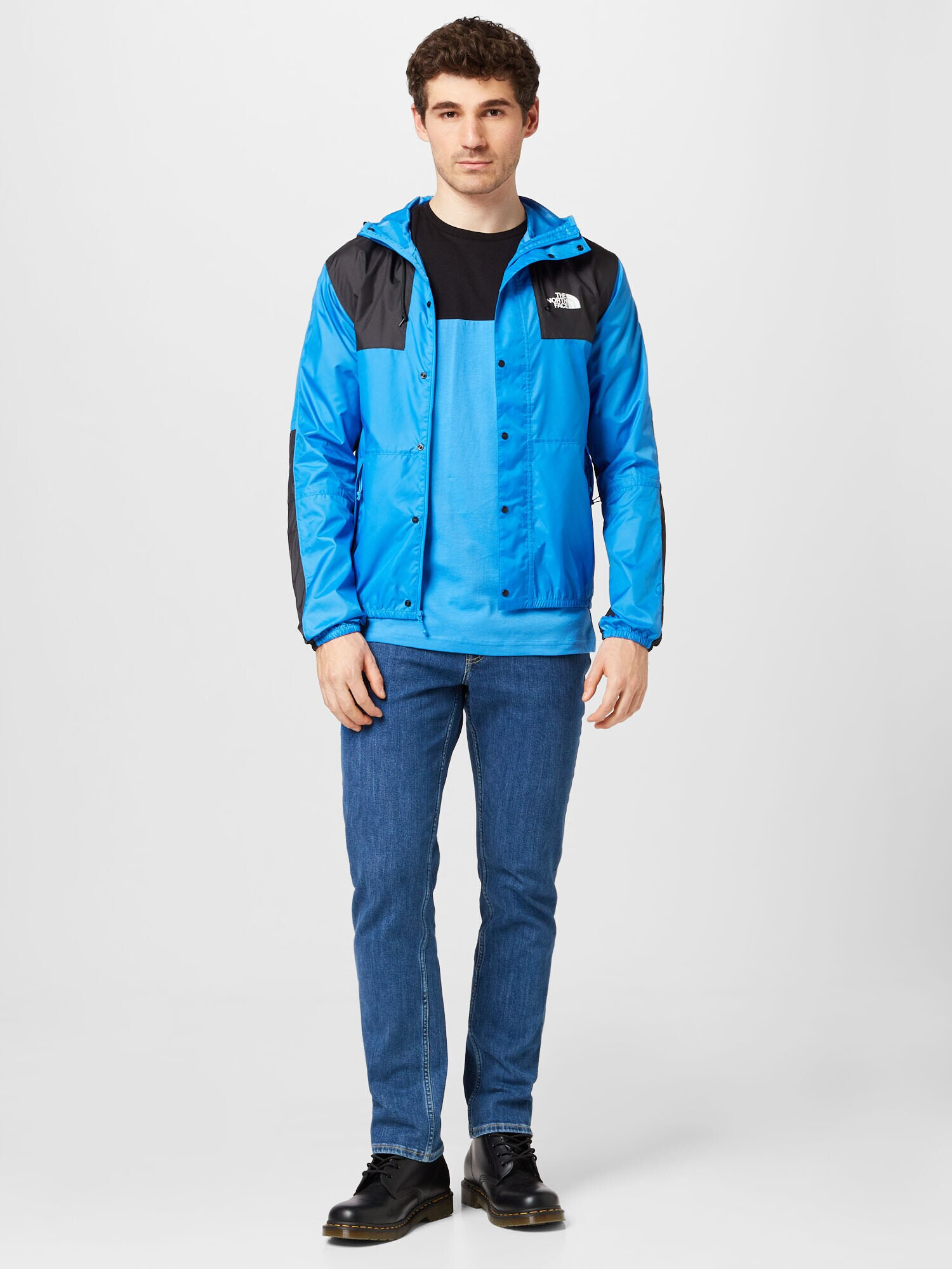 THE NORTH FACE Tricou turcoaz / albastru cobalt / alb - Pled.ro