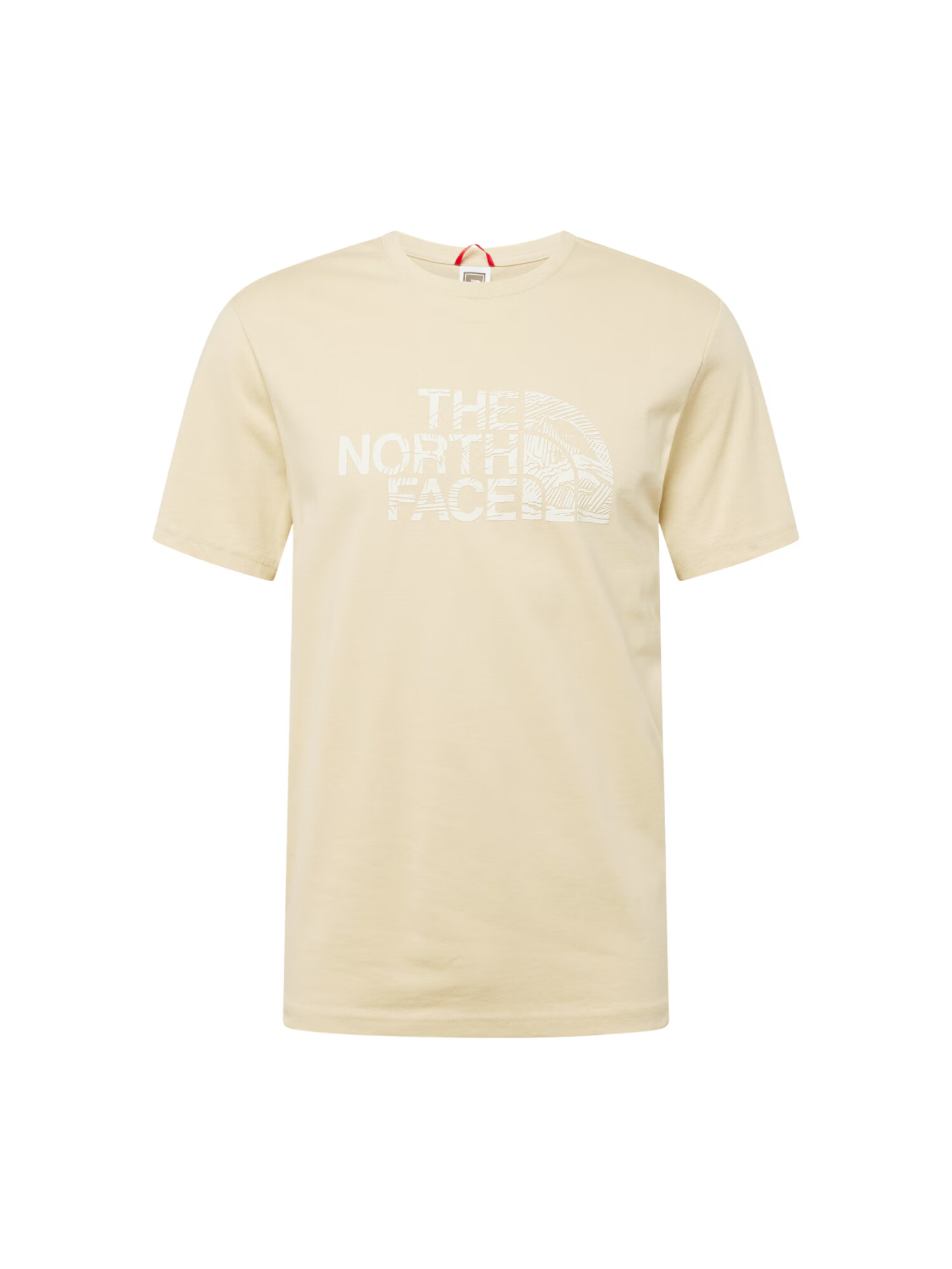 THE NORTH FACE Tricou 'WOODCUT DOME' galben deschis / alb - Pled.ro