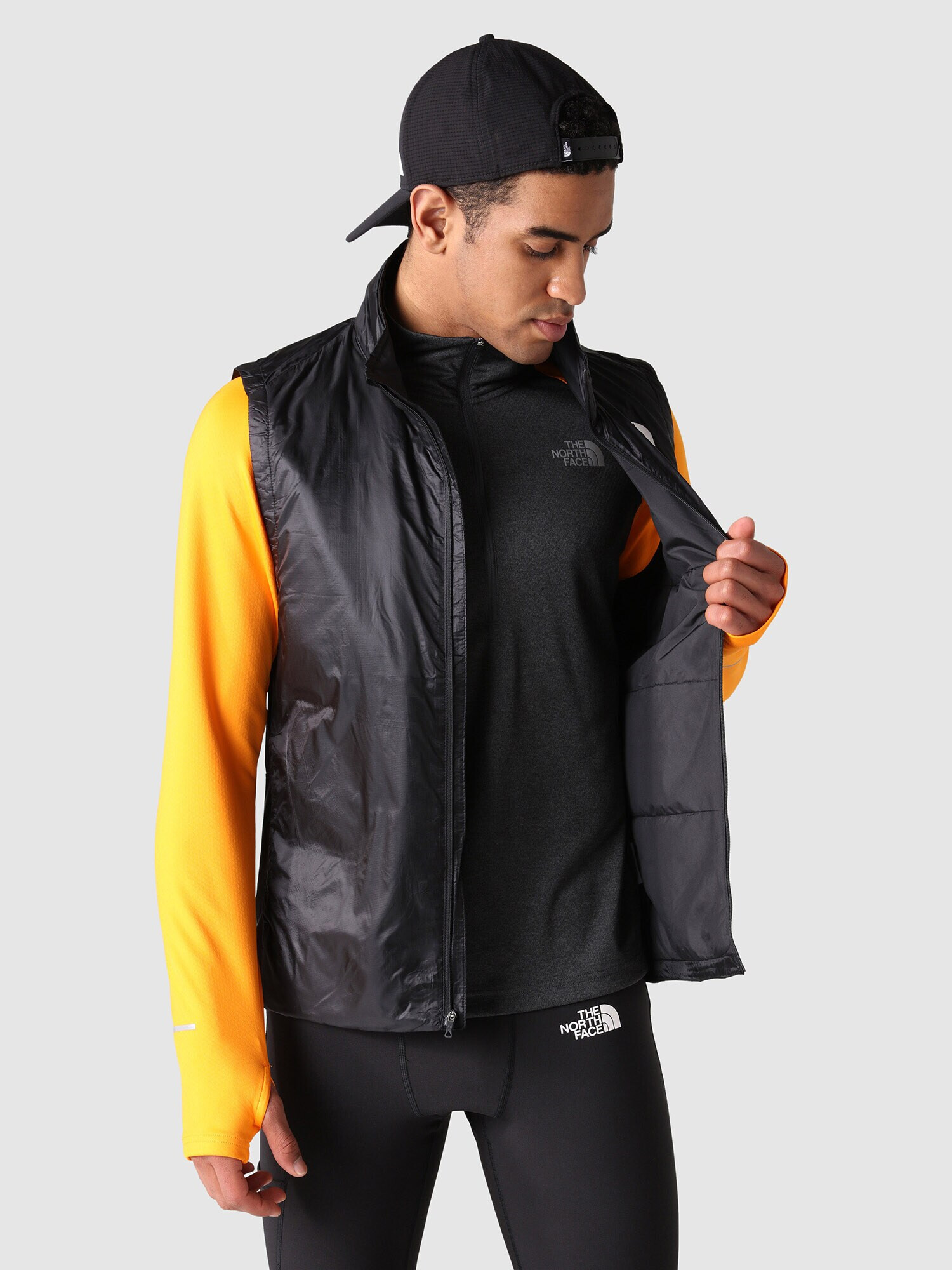 THE NORTH FACE Vestă sport negru / alb - Pled.ro