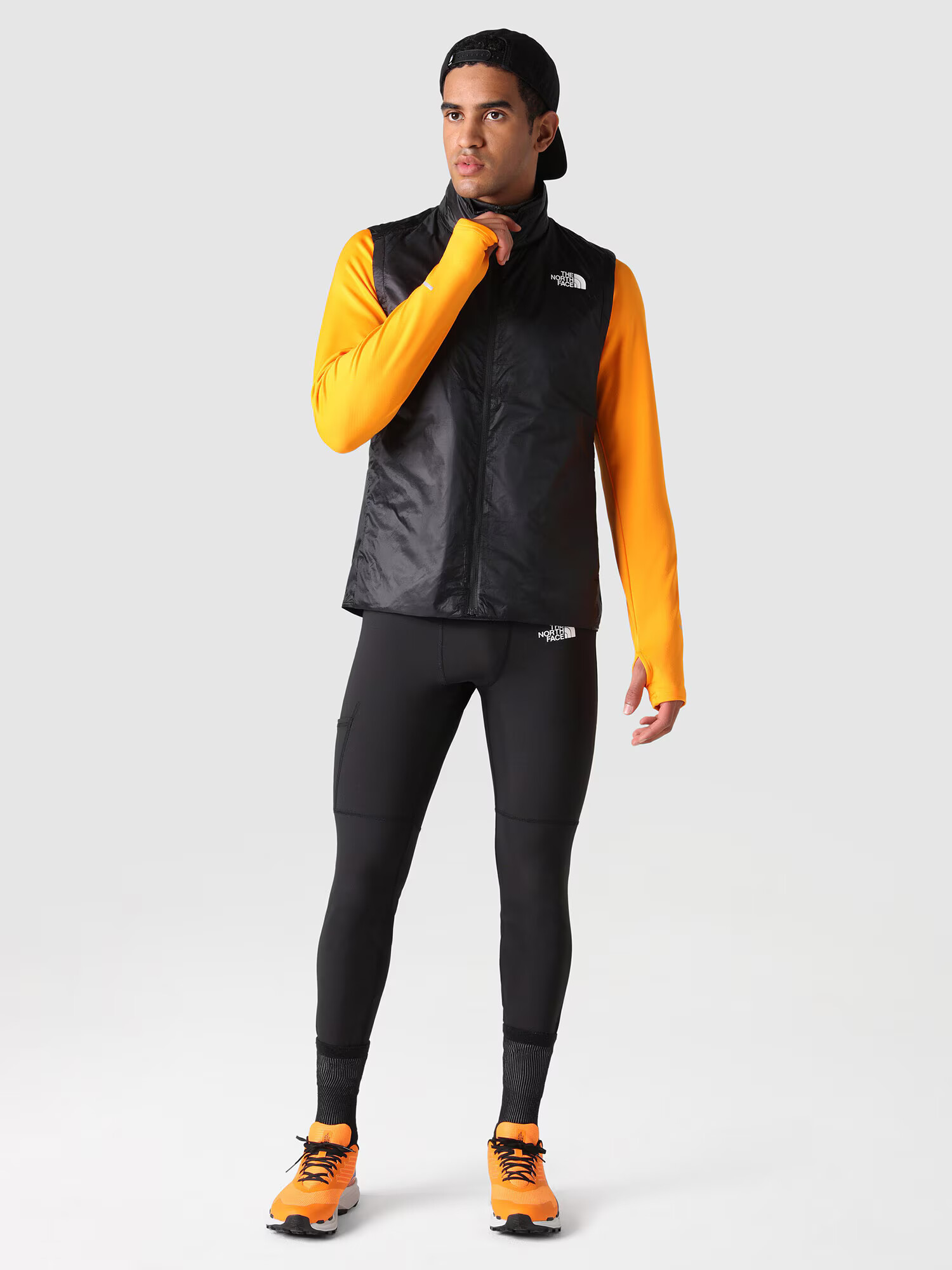 THE NORTH FACE Vestă sport negru / alb - Pled.ro