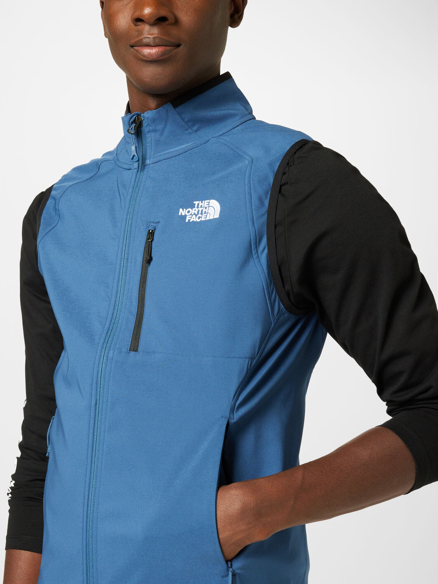 THE NORTH FACE Vestă sport 'NIMBLE' albastru porumbel / alb - Pled.ro