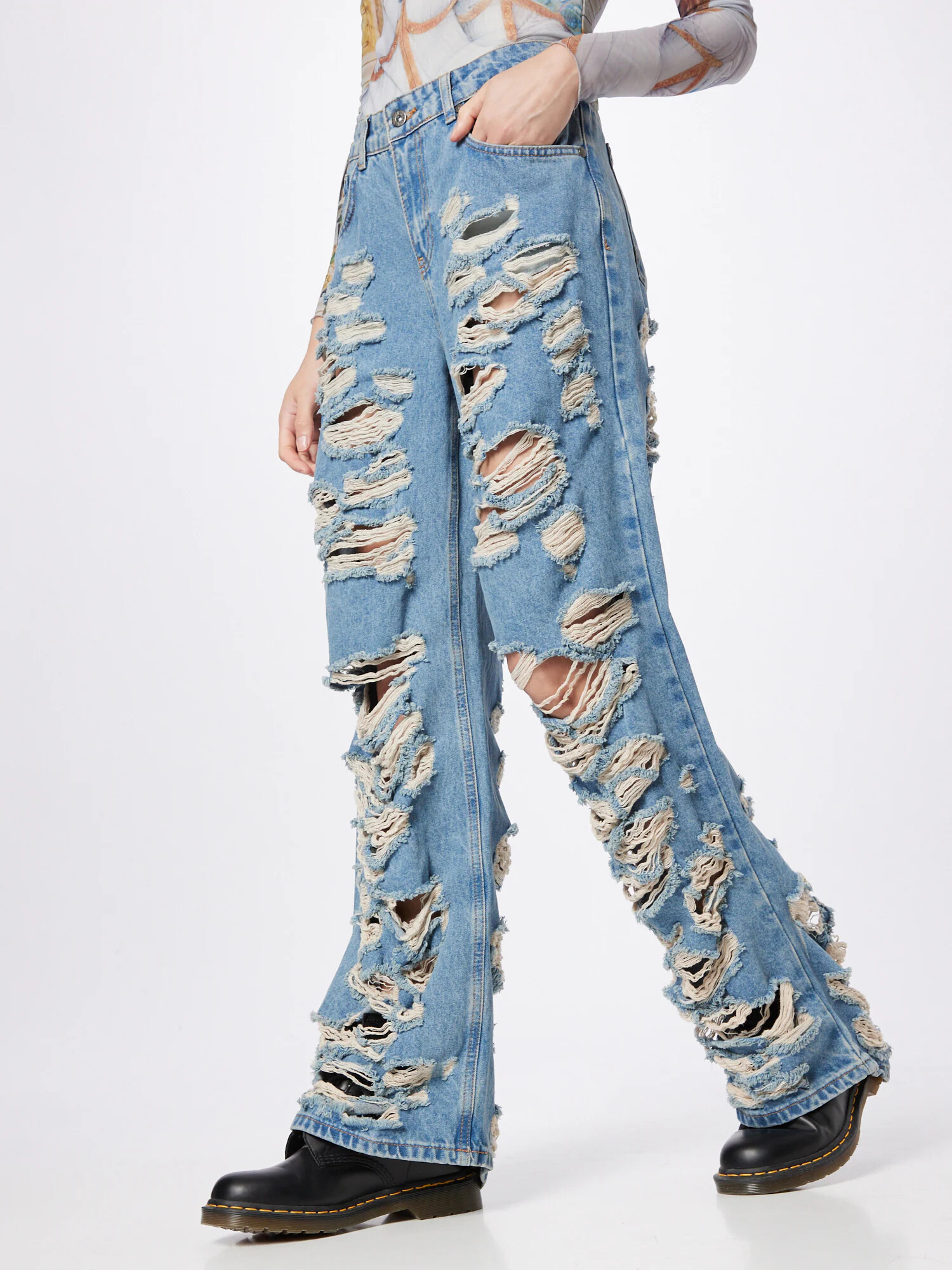 The Ragged Priest Jeans albastru denim - Pled.ro