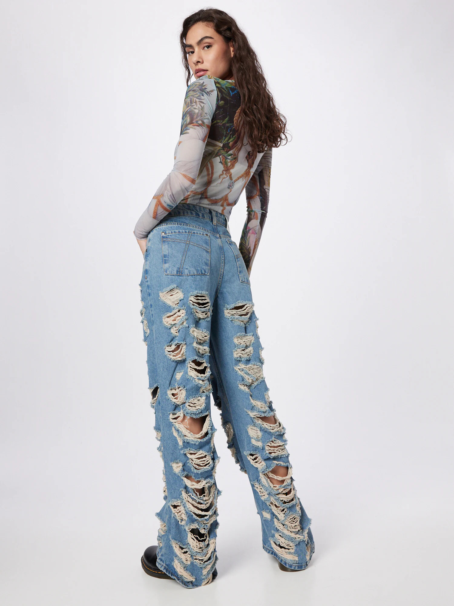 The Ragged Priest Jeans albastru denim - Pled.ro