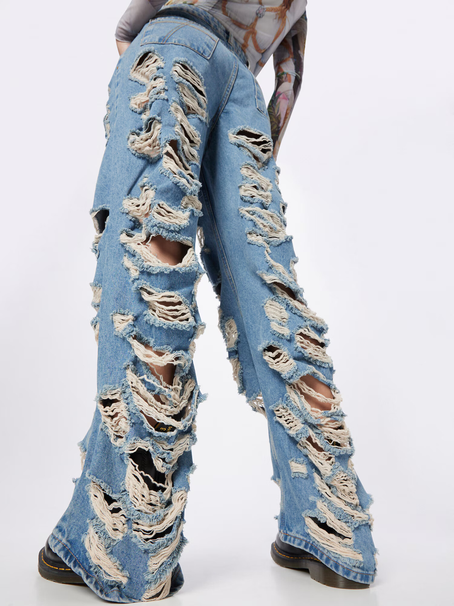 The Ragged Priest Jeans albastru denim - Pled.ro