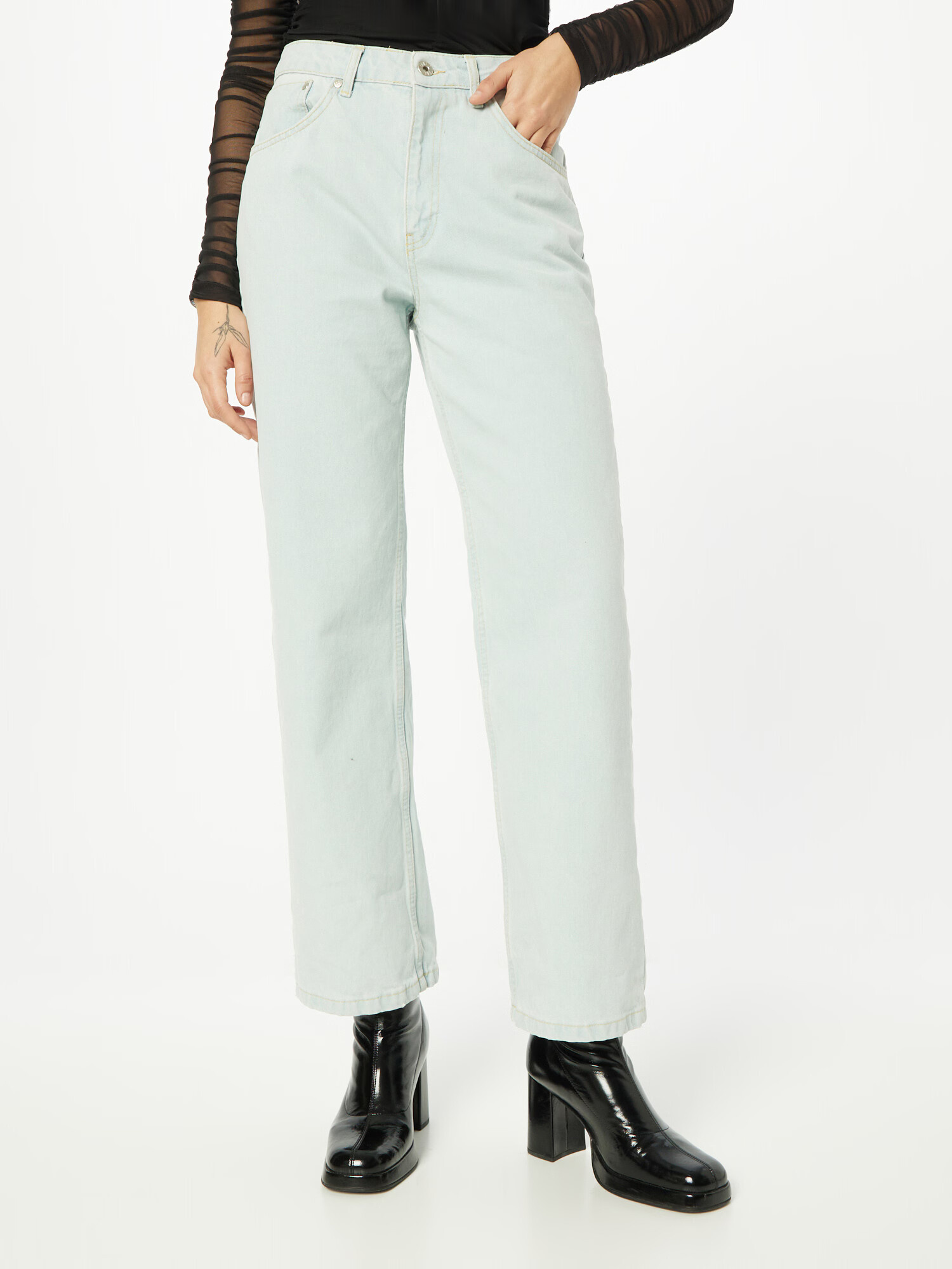 The Ragged Priest Jeans albastru pastel - Pled.ro