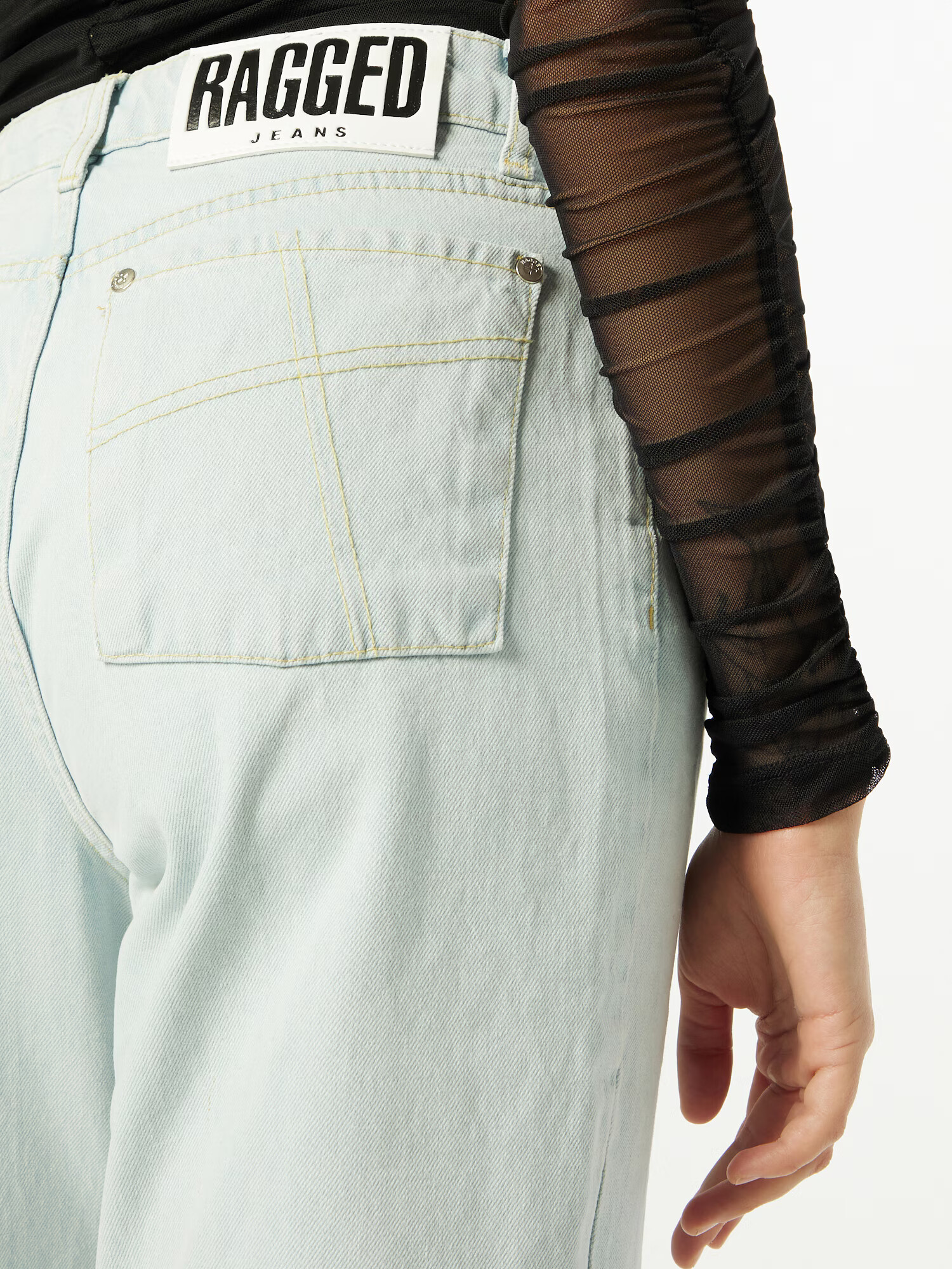 The Ragged Priest Jeans albastru pastel - Pled.ro