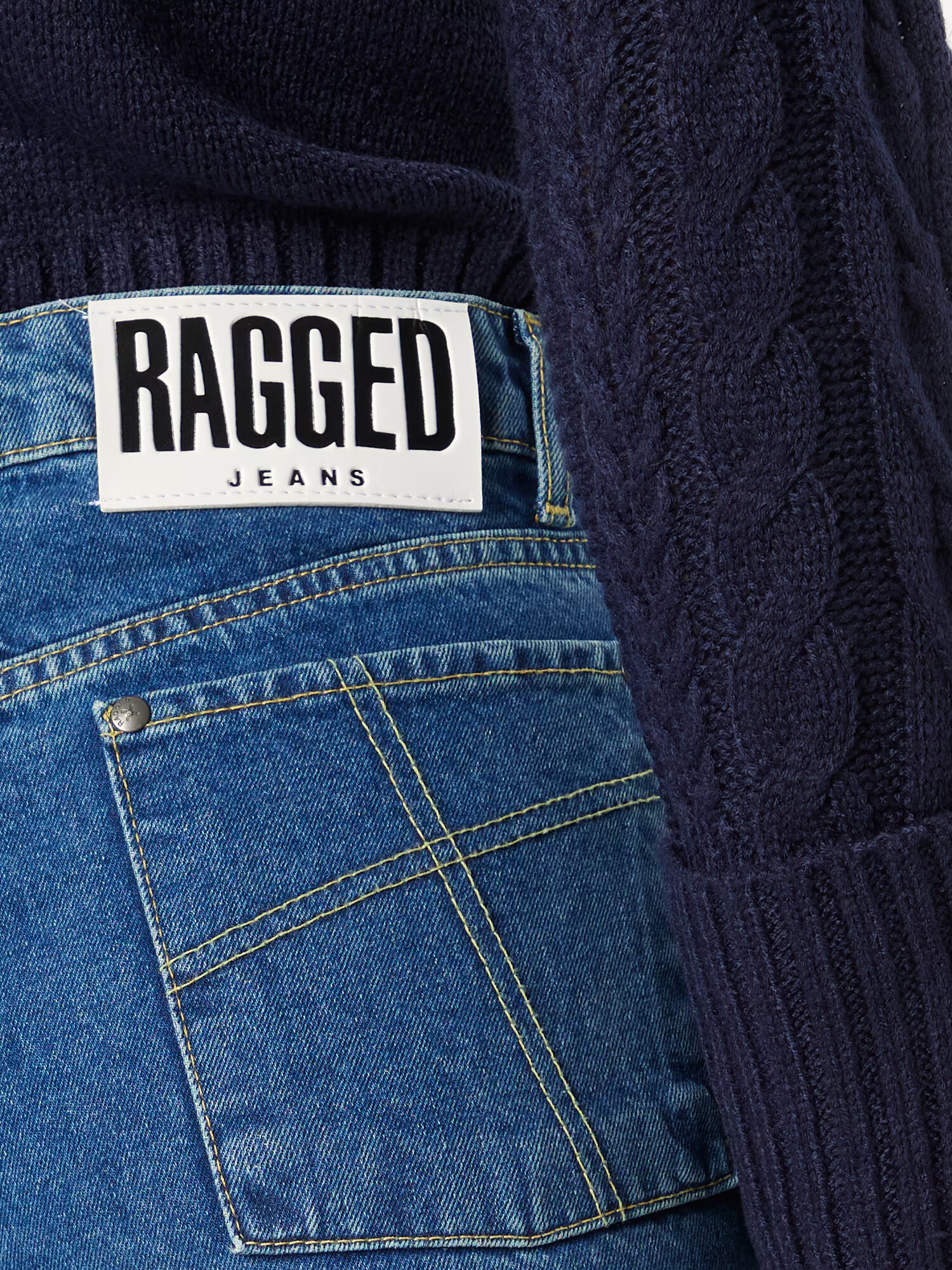 The Ragged Priest Jeans 'COUGAR' albastru denim - Pled.ro