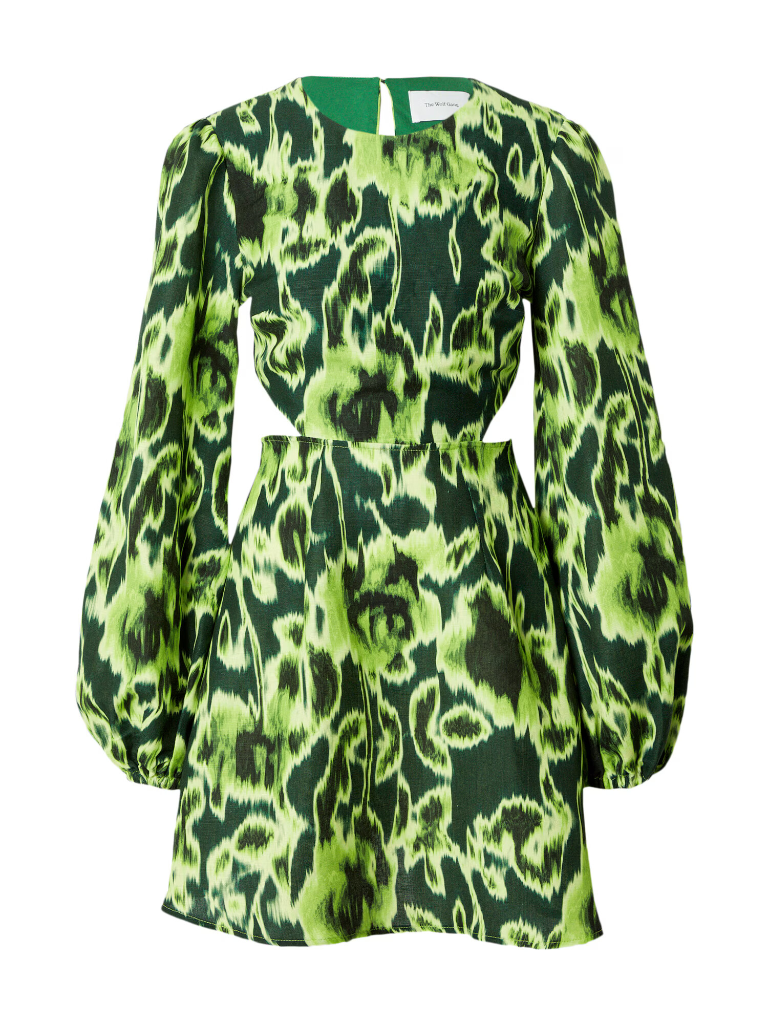 The Wolf Gang Rochie 'Sophia' verde pin / verde deschis / alb - Pled.ro