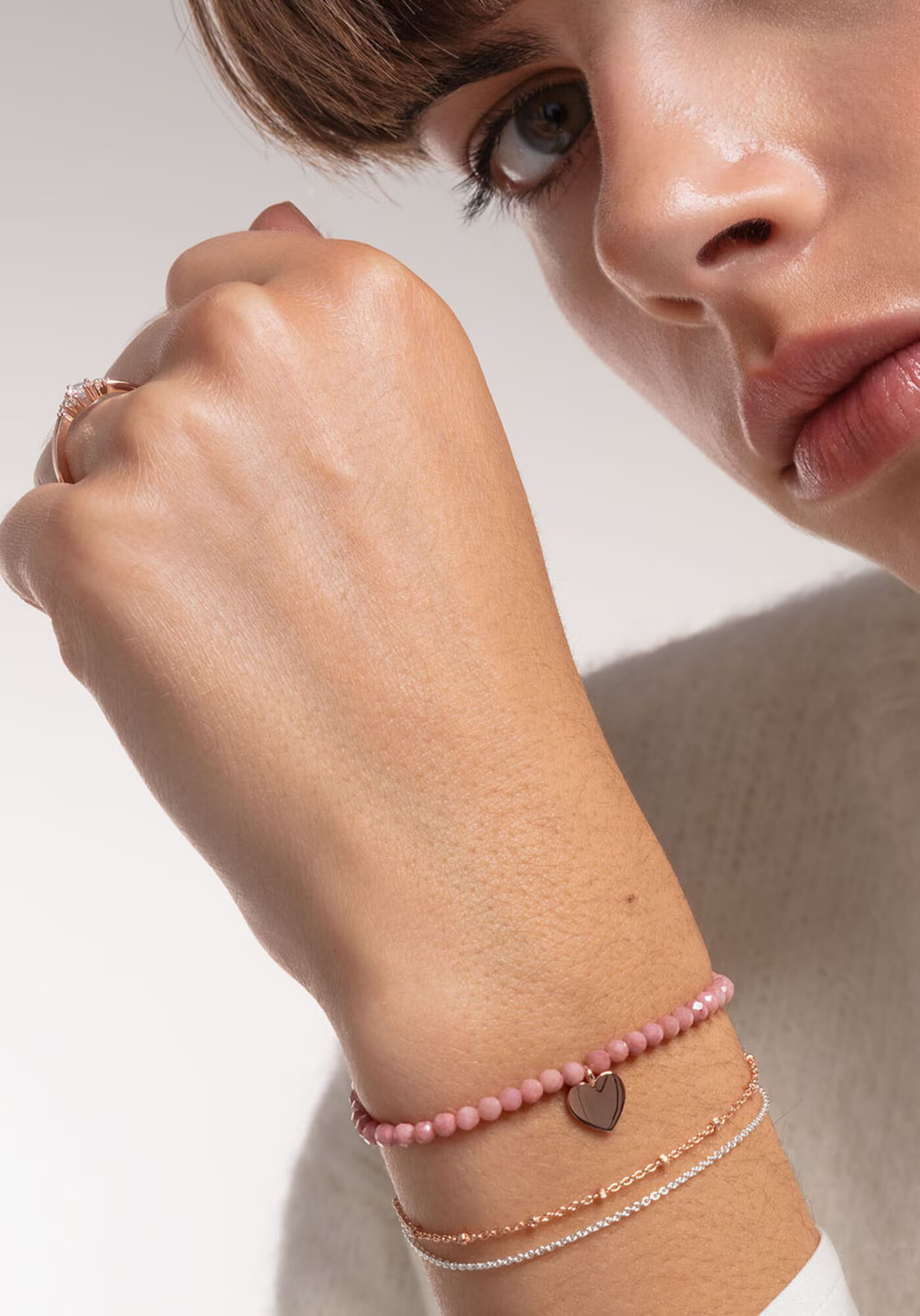 Thomas Sabo Brățară auriu - roz / rosé - Pled.ro