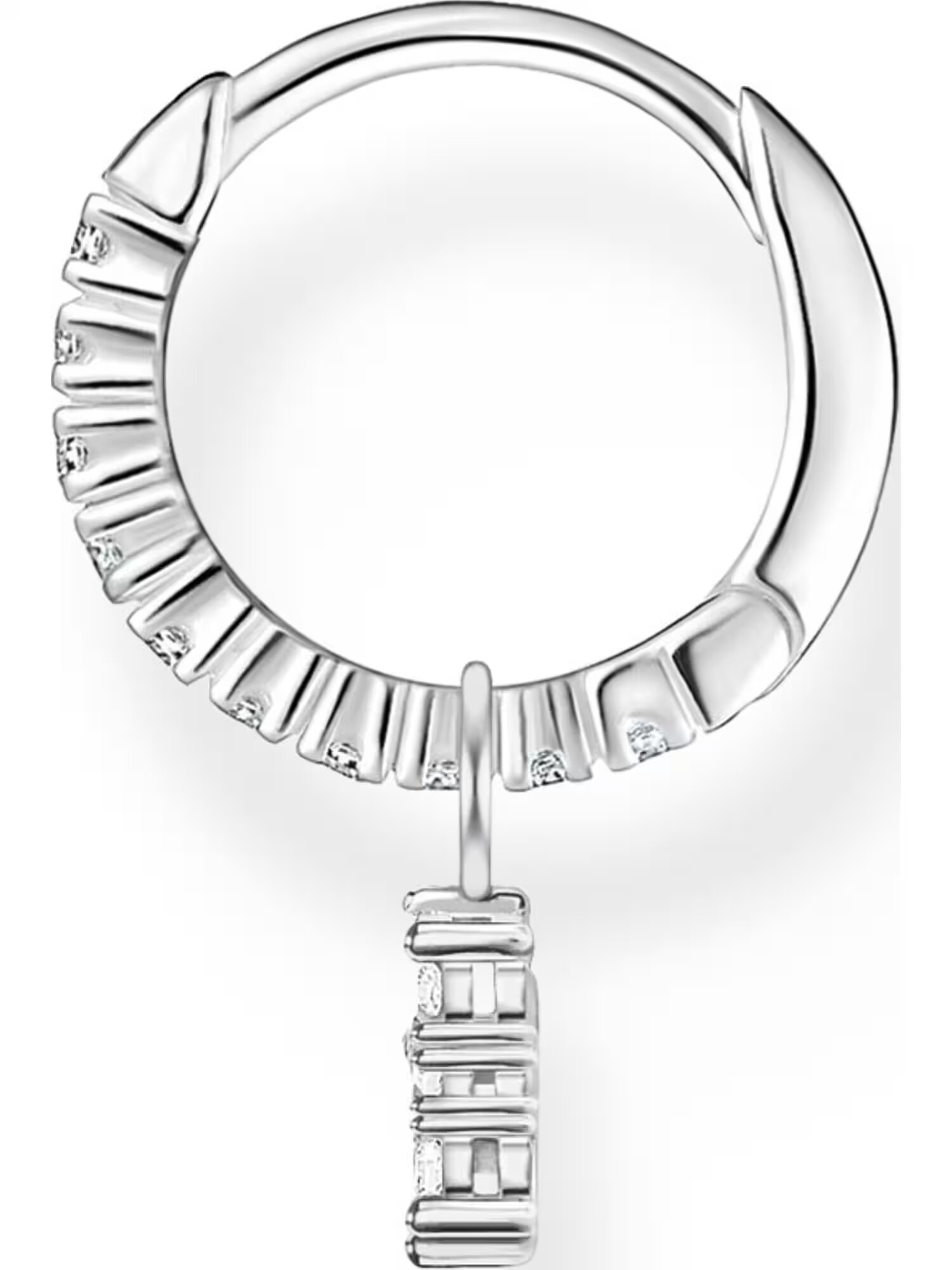 Thomas Sabo Cercei argintiu / transparent - Pled.ro