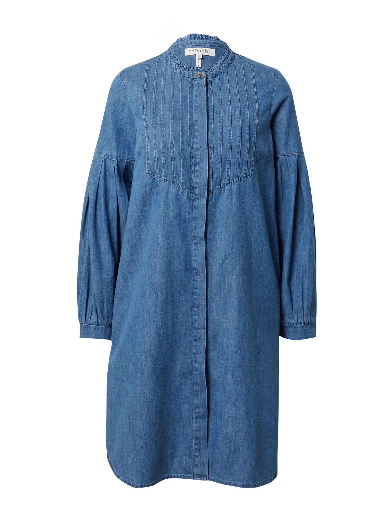 Thought Rochie tip bluză albastru denim - Pled.ro