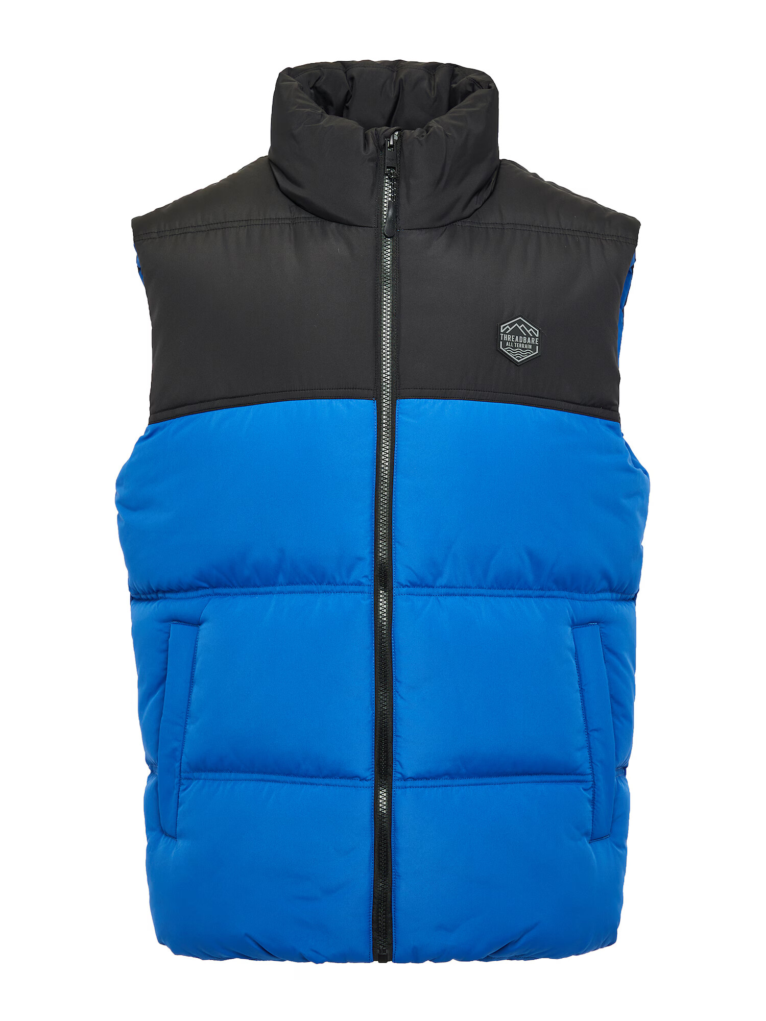 Threadbare Vestă 'Gilet Lethame' albastru / gri / negru - Pled.ro