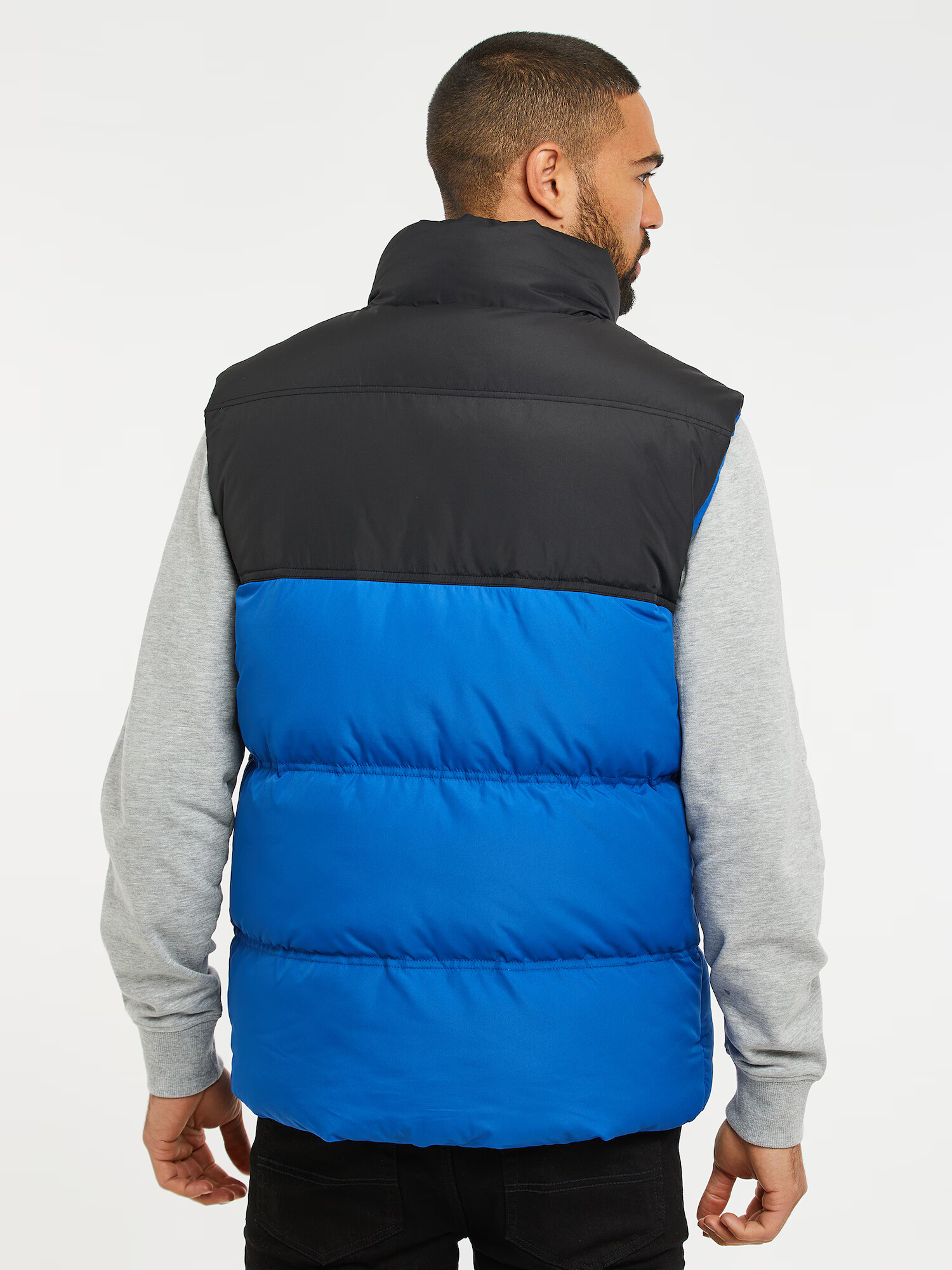 Threadbare Vestă 'Gilet Lethame' albastru / gri / negru - Pled.ro