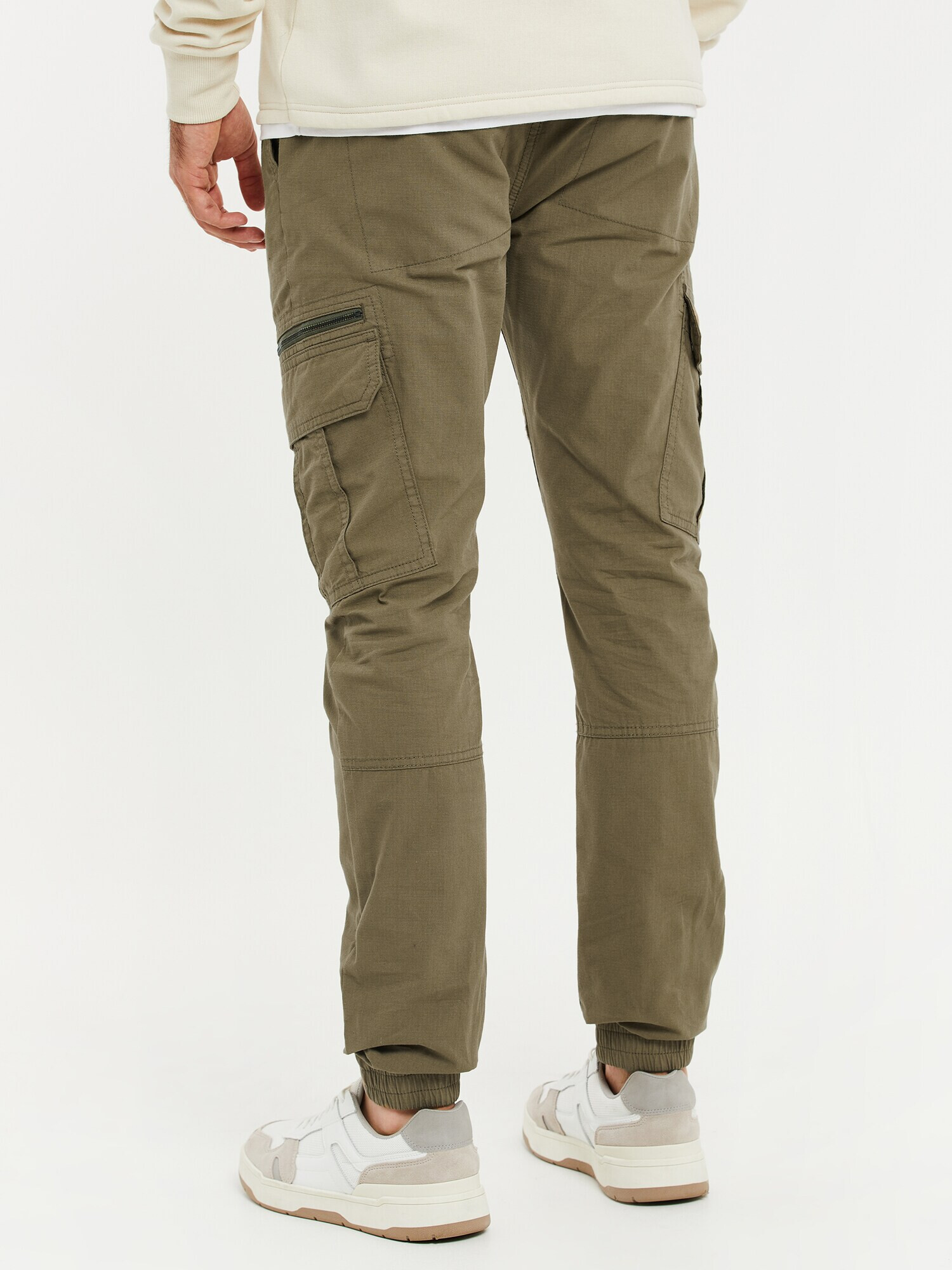 Threadbare Pantaloni cu buzunare oliv - Pled.ro