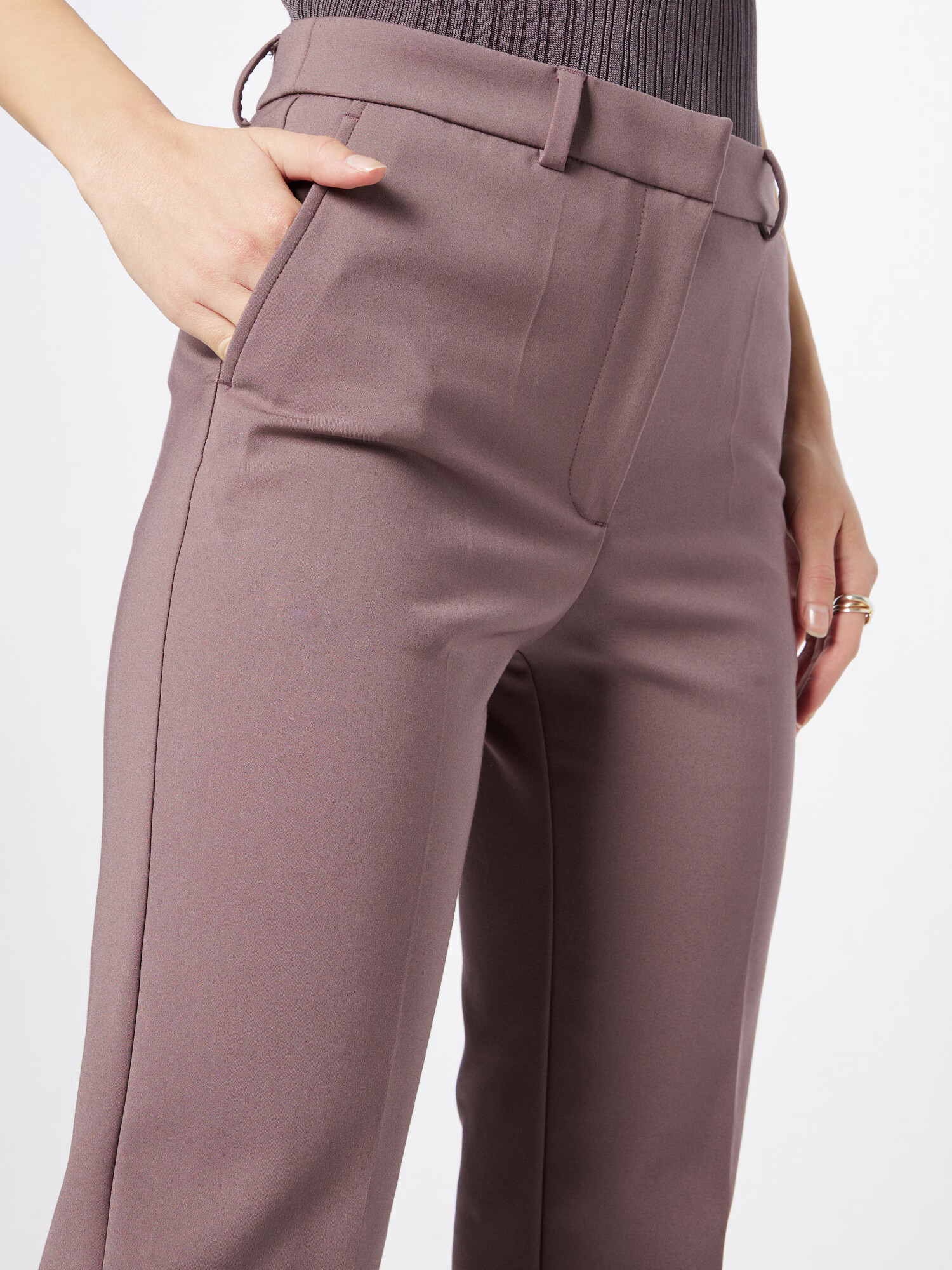 Tiger of Sweden Pantaloni cu dungă 'NOOWA' mauve - Pled.ro