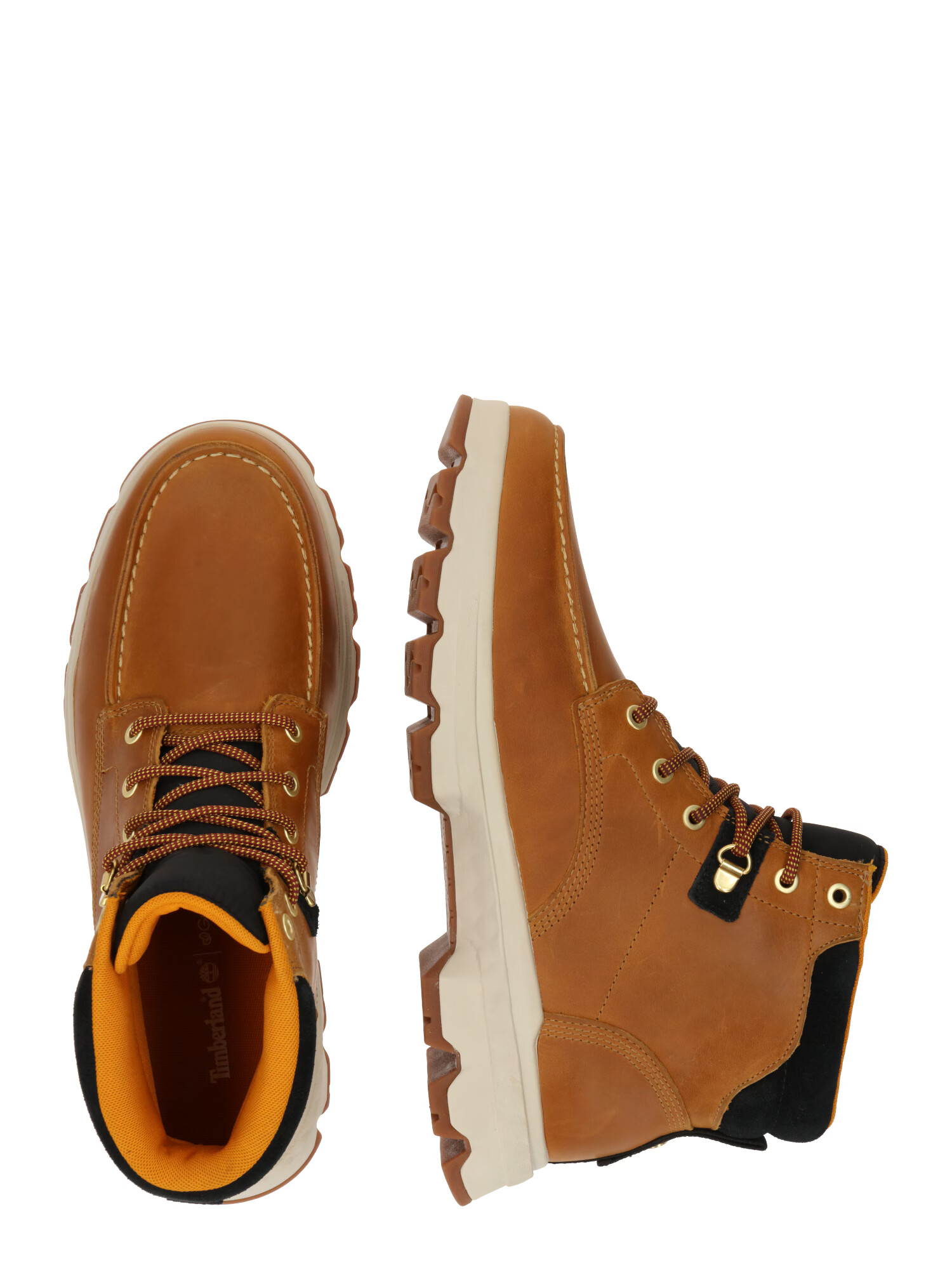 TIMBERLAND Botine ciocolatiu / galben miere / negru - Pled.ro