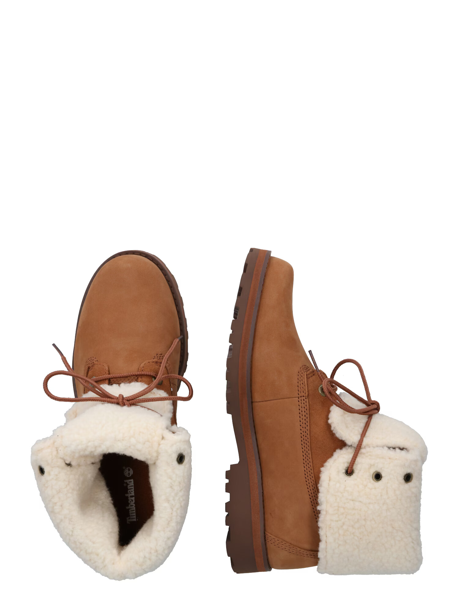 TIMBERLAND Bocanci de zăpadă 'Courma' crem / maro coniac - Pled.ro