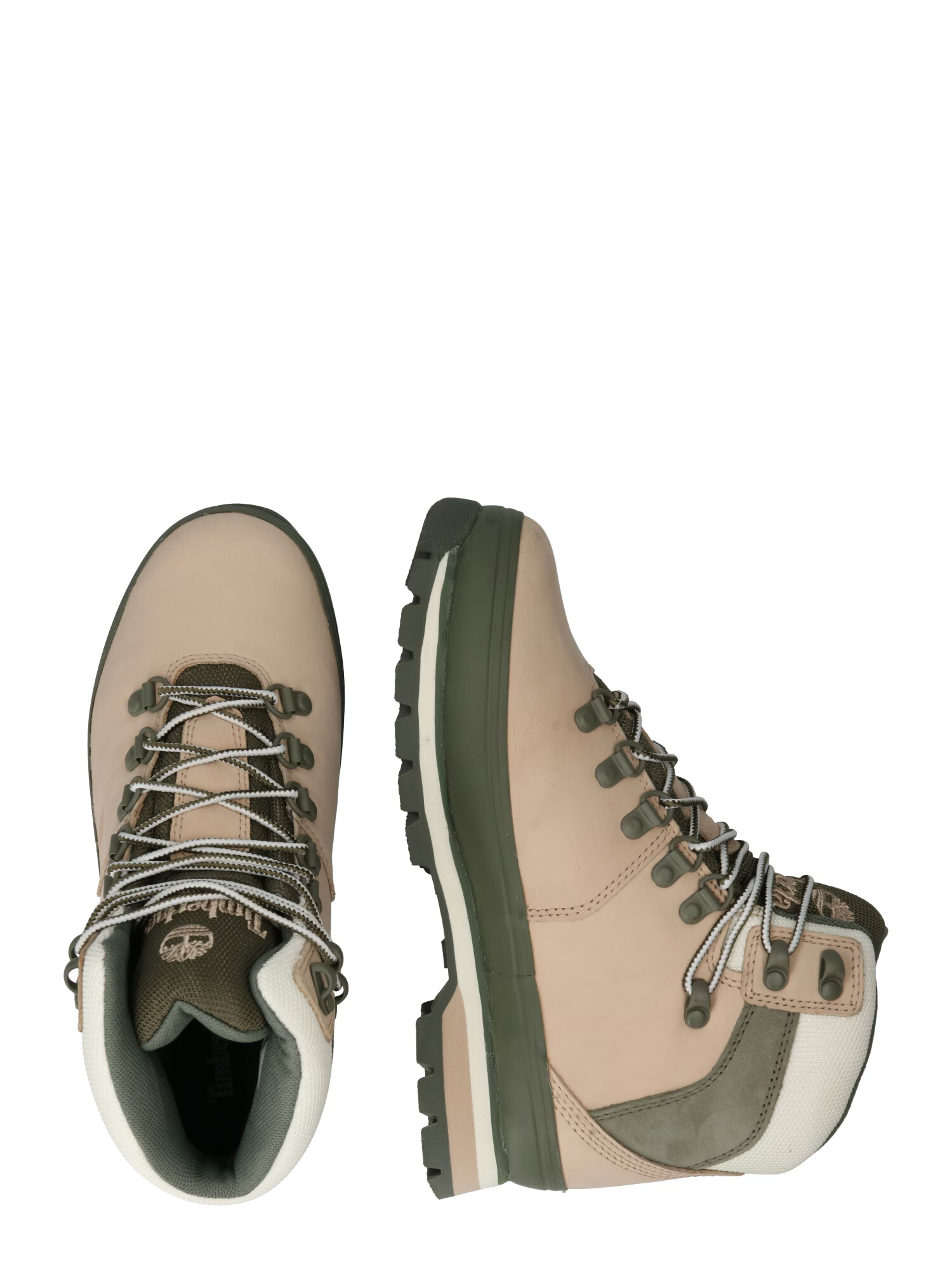 TIMBERLAND Bocanci de zăpadă 'Euro Hiker' bej deschis / oliv / alb - Pled.ro