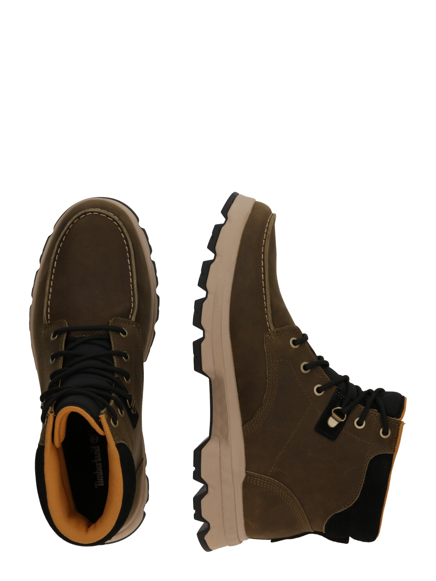 TIMBERLAND Botine oliv / negru - Pled.ro