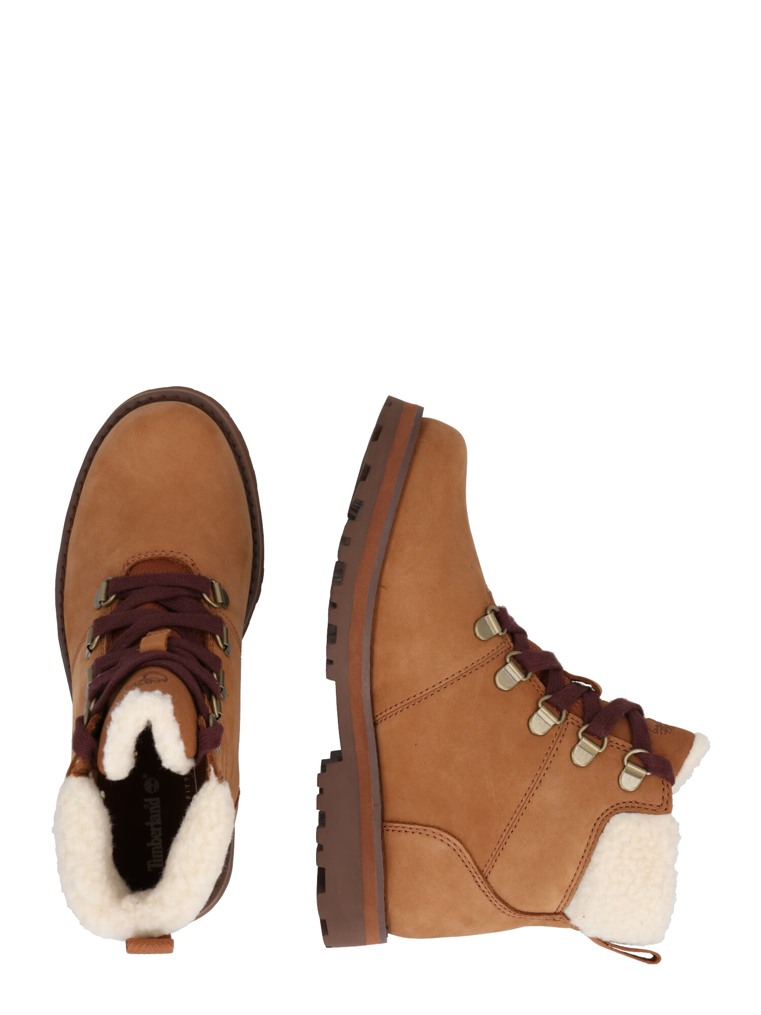 TIMBERLAND Cizme 'Courma Hiker' crem / maro coniac - Pled.ro