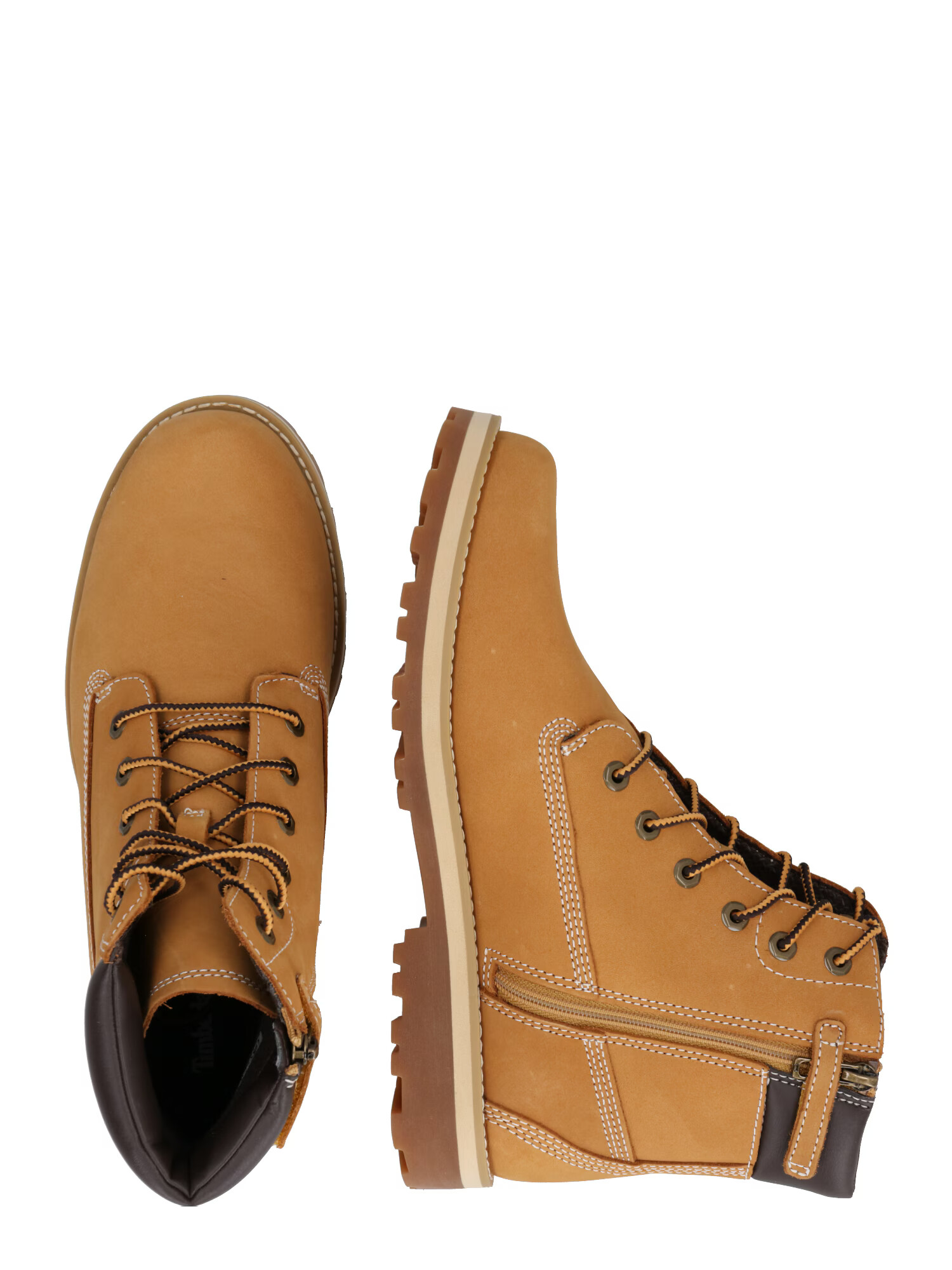 TIMBERLAND Cizme 'Courma' maro caramel / negru - Pled.ro