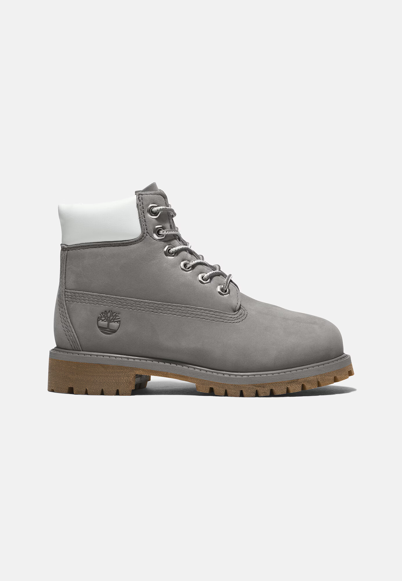 TIMBERLAND Cizme 'Premium' gri / alb - Pled.ro