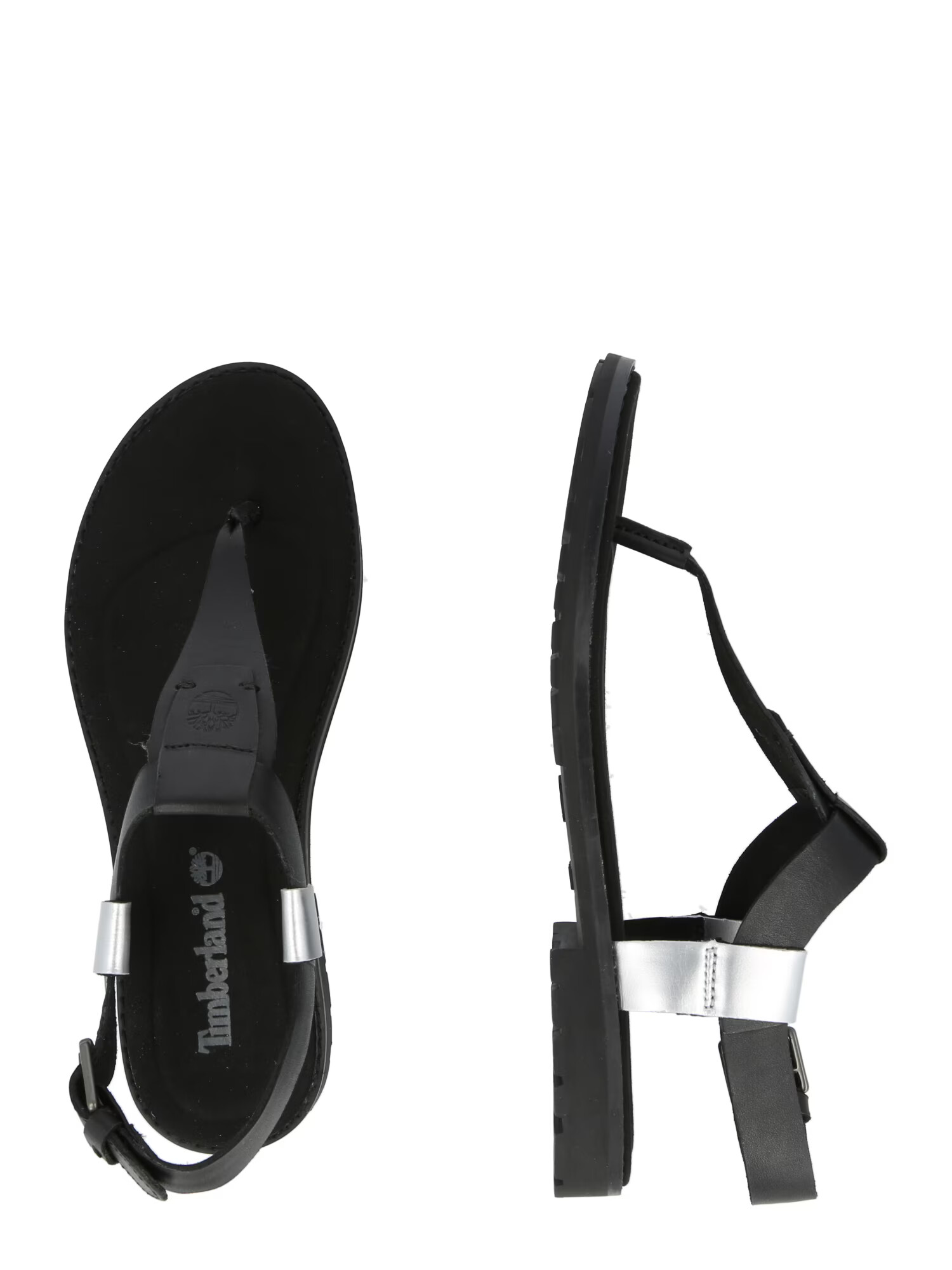 TIMBERLAND Flip-flops negru / argintiu - Pled.ro