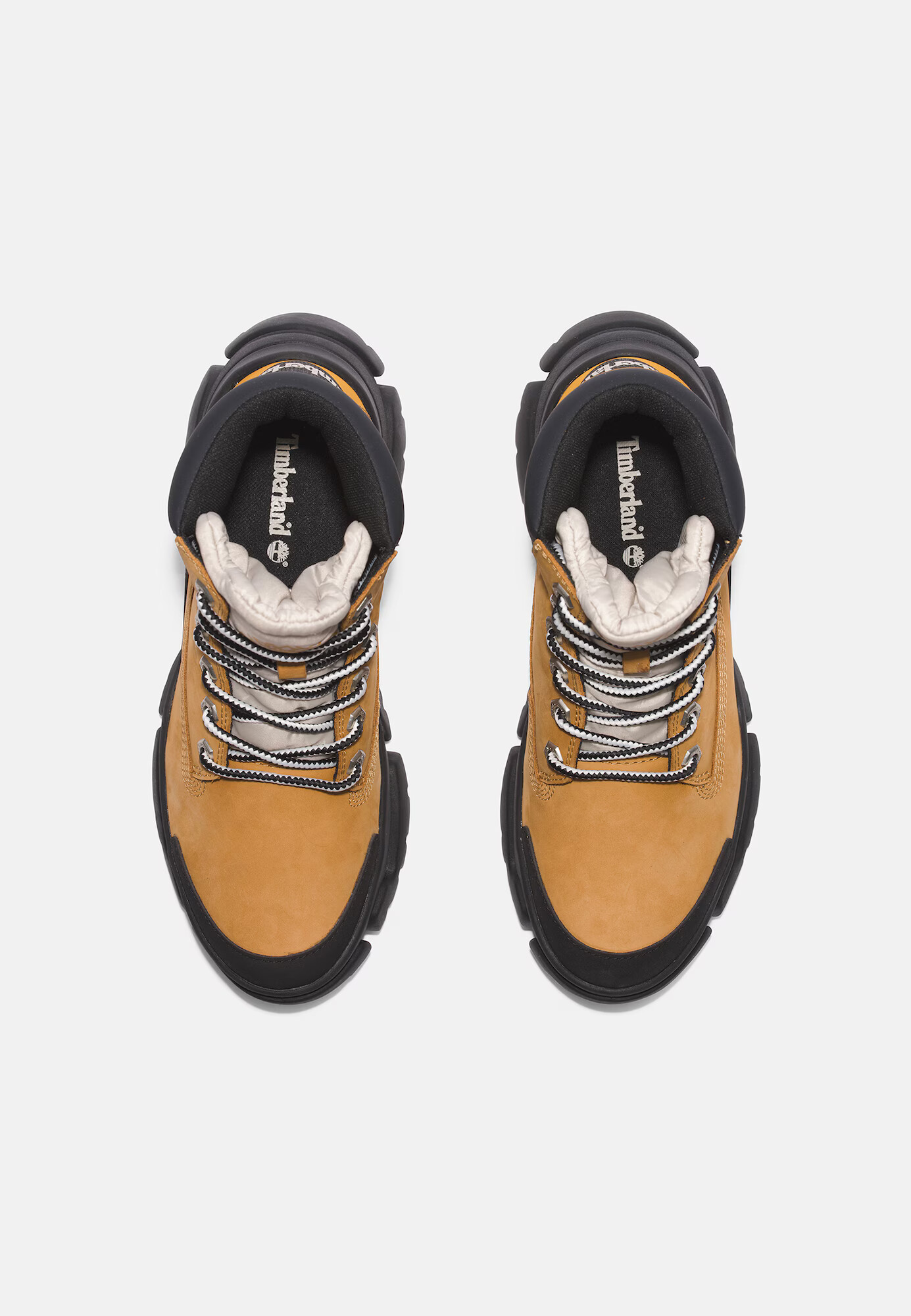 TIMBERLAND Ghete cu șireturi 'Adley' ecru / maro caramel / negru - Pled.ro