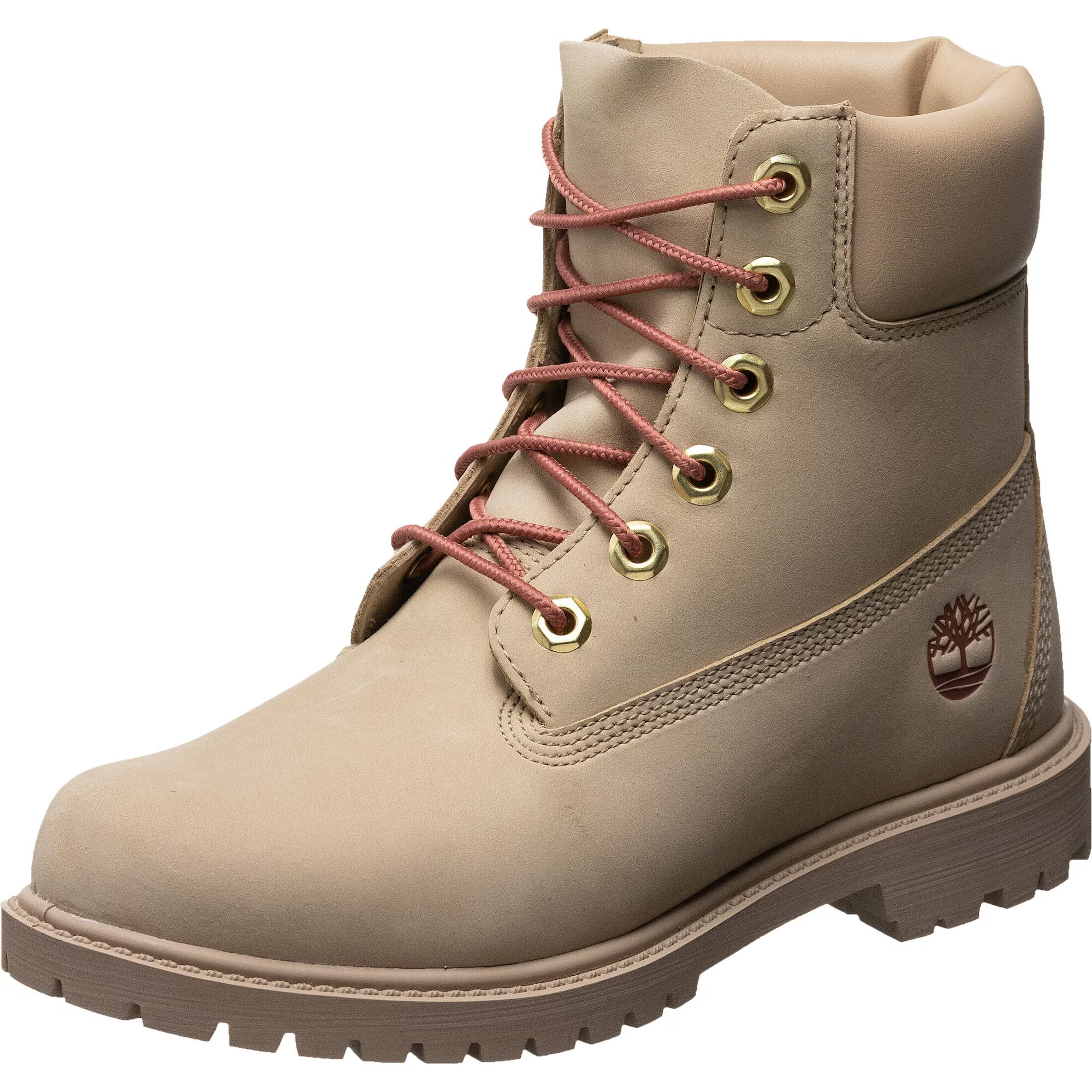 TIMBERLAND Ghete cu șireturi bej / maro ruginiu - Pled.ro