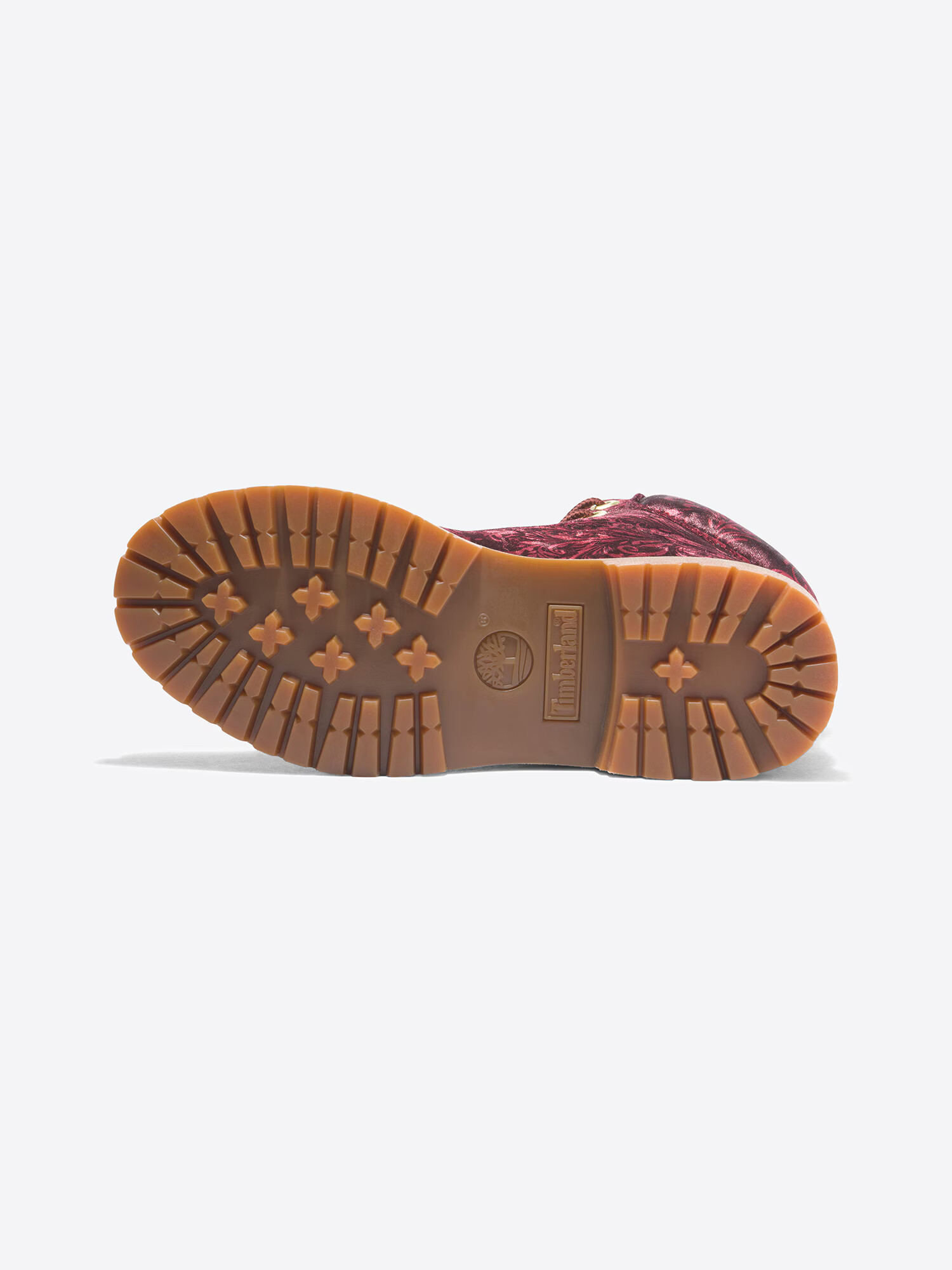 TIMBERLAND Ghete cu șireturi auriu / roșu burgundy / roșu pepene - Pled.ro