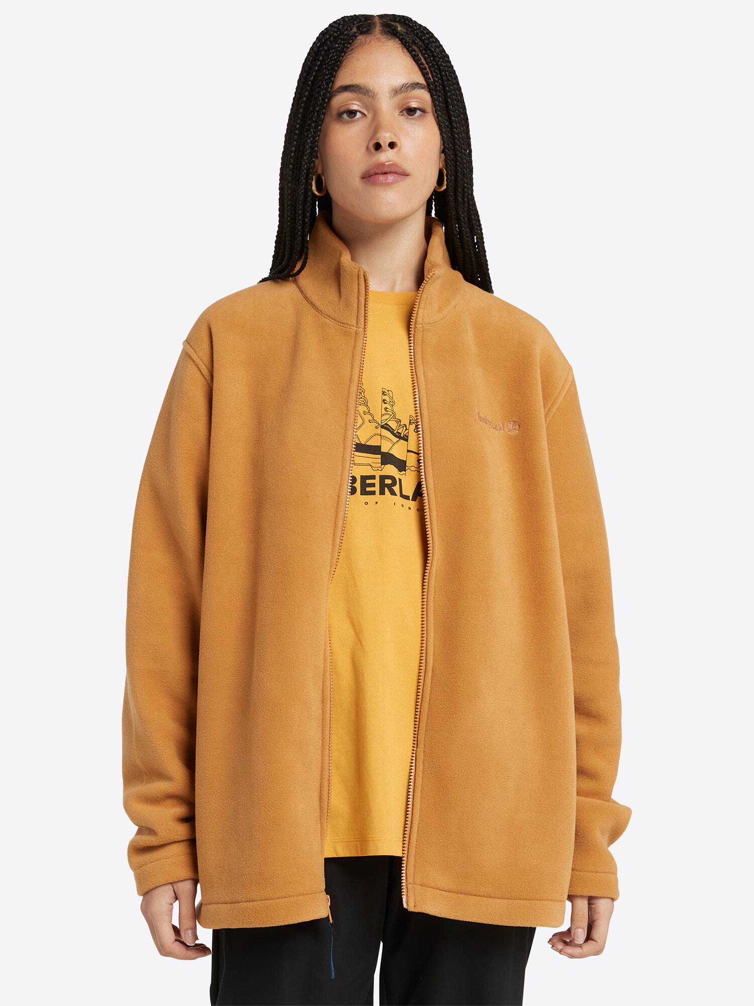 TIMBERLAND Jachetă fleece galben șofran - Pled.ro